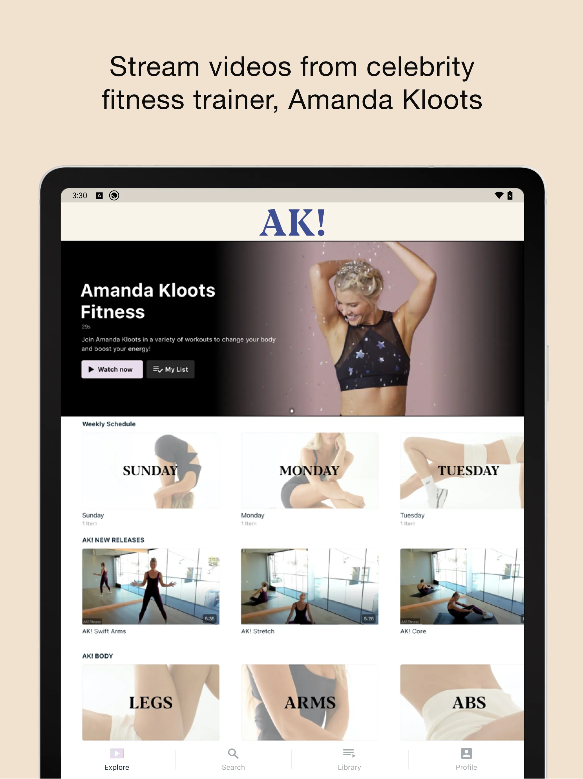 Amanda Kloots Fitness | Indus Appstore | Screenshot