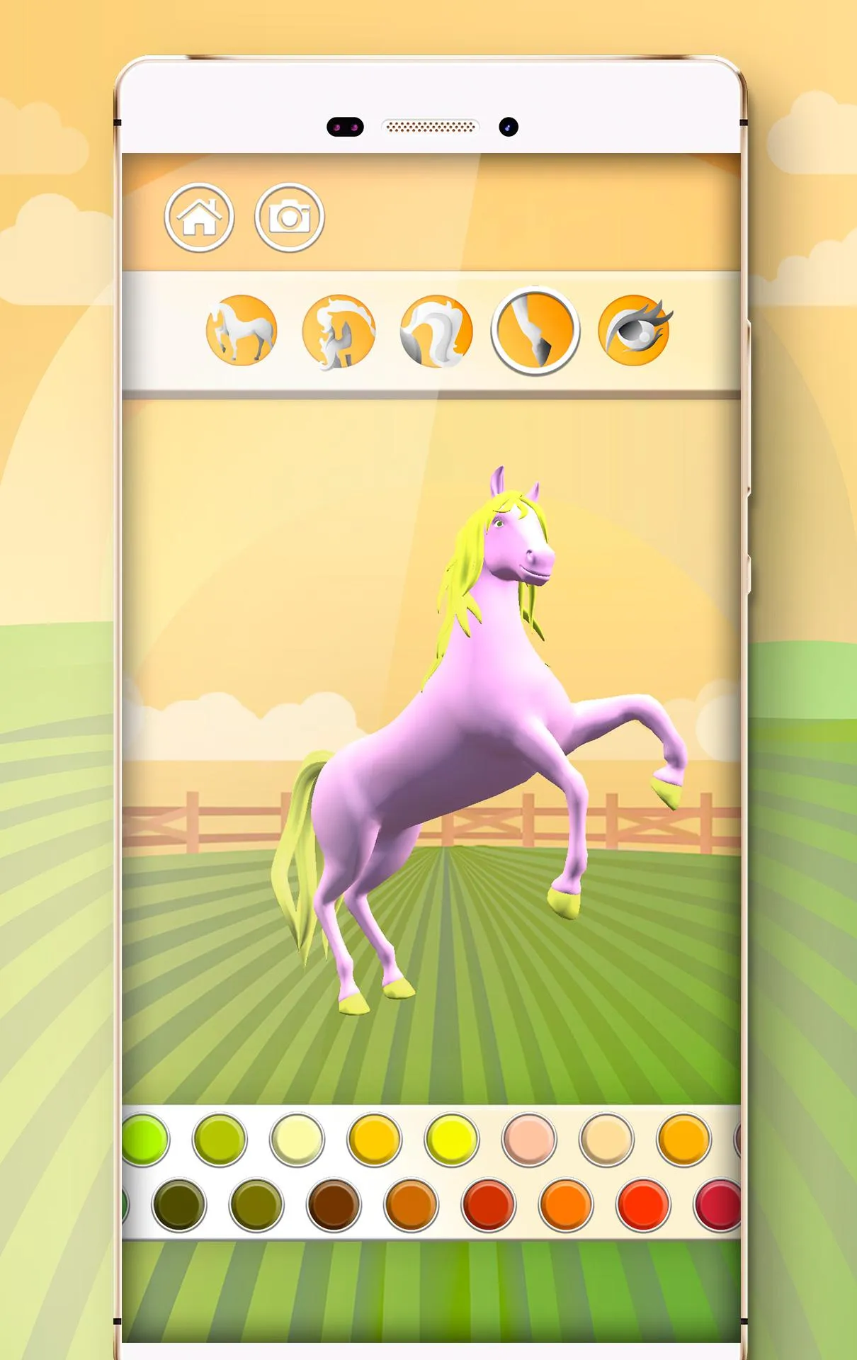 Horse Coloring Book 3D | Indus Appstore | Screenshot