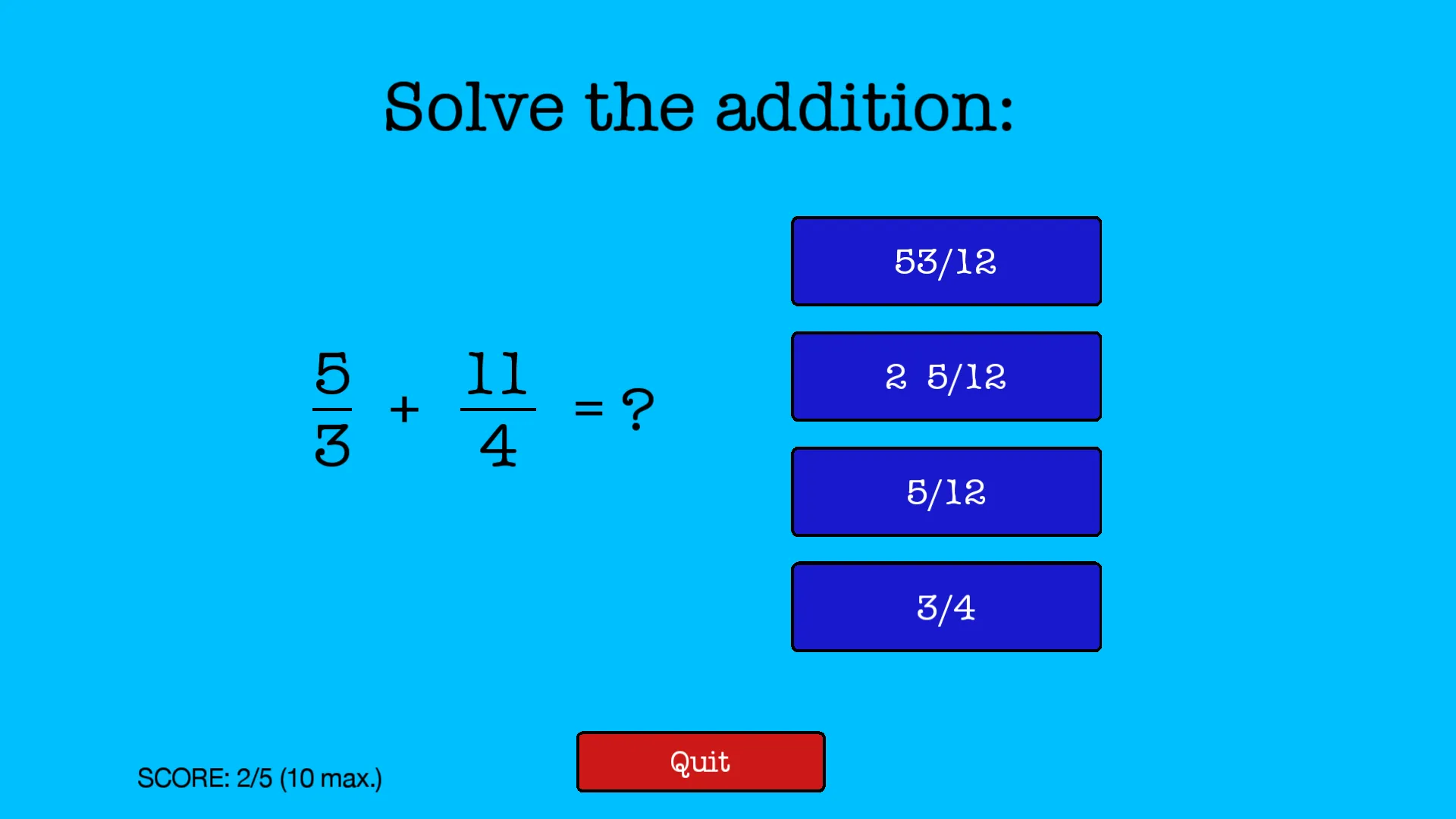 Fractions To Go | Indus Appstore | Screenshot