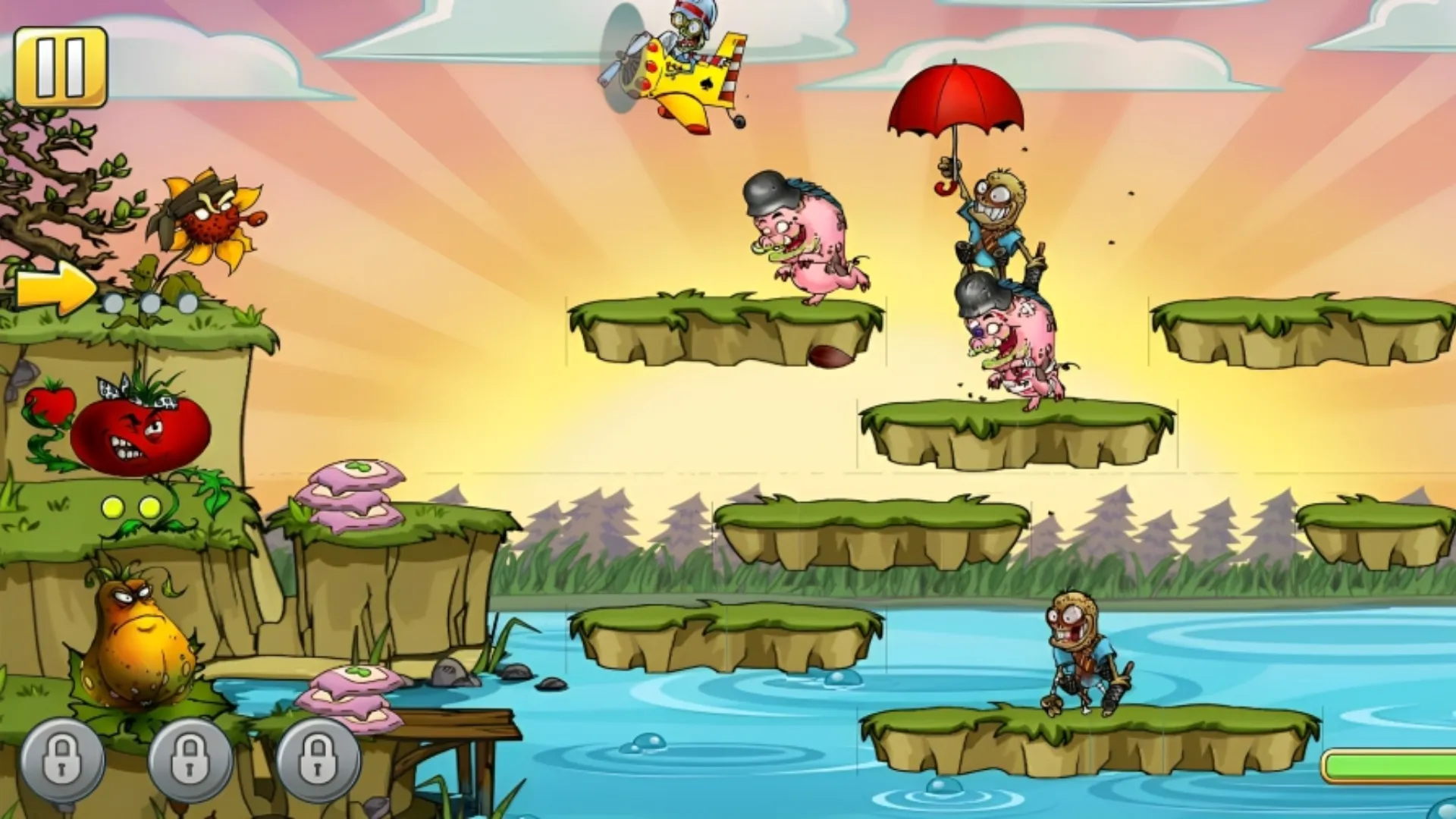 Super Plants: Zombie Defense | Indus Appstore | Screenshot