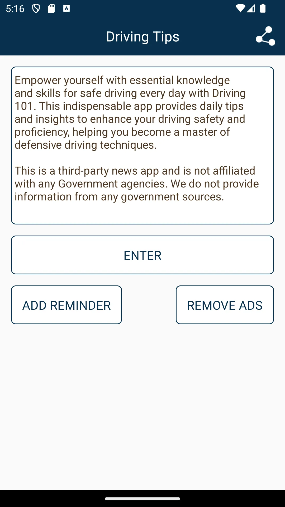 Driving 101-Daily Driving Tips | Indus Appstore | Screenshot