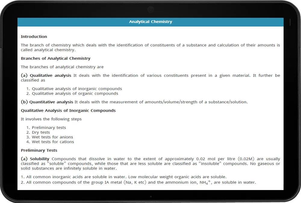 Chemistry Notes | Indus Appstore | Screenshot