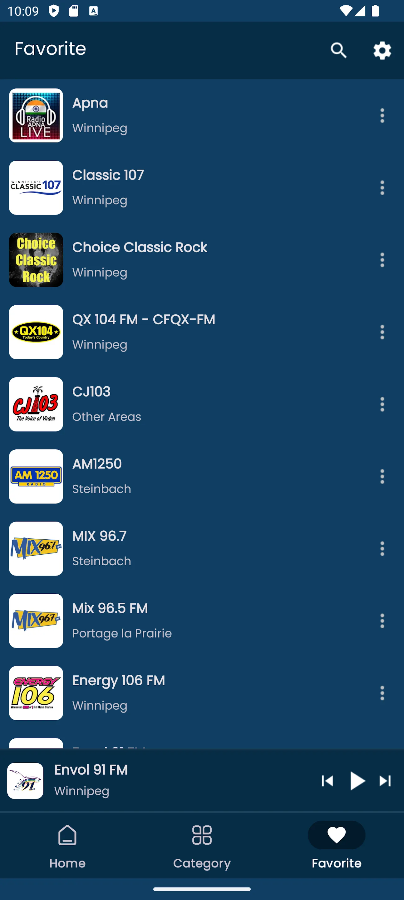 Radios from Manitoba | Indus Appstore | Screenshot