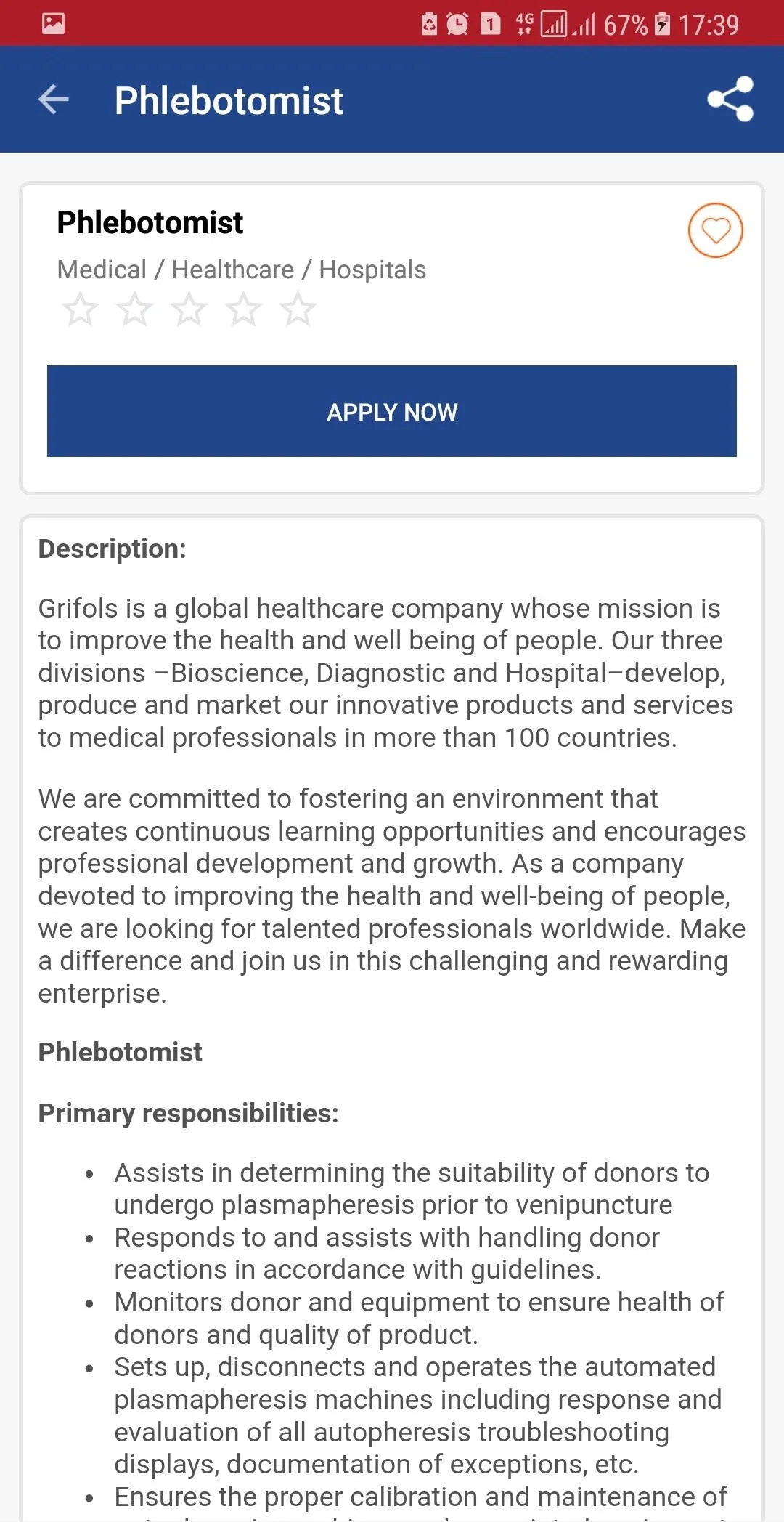 Jobs in Korea | Indus Appstore | Screenshot