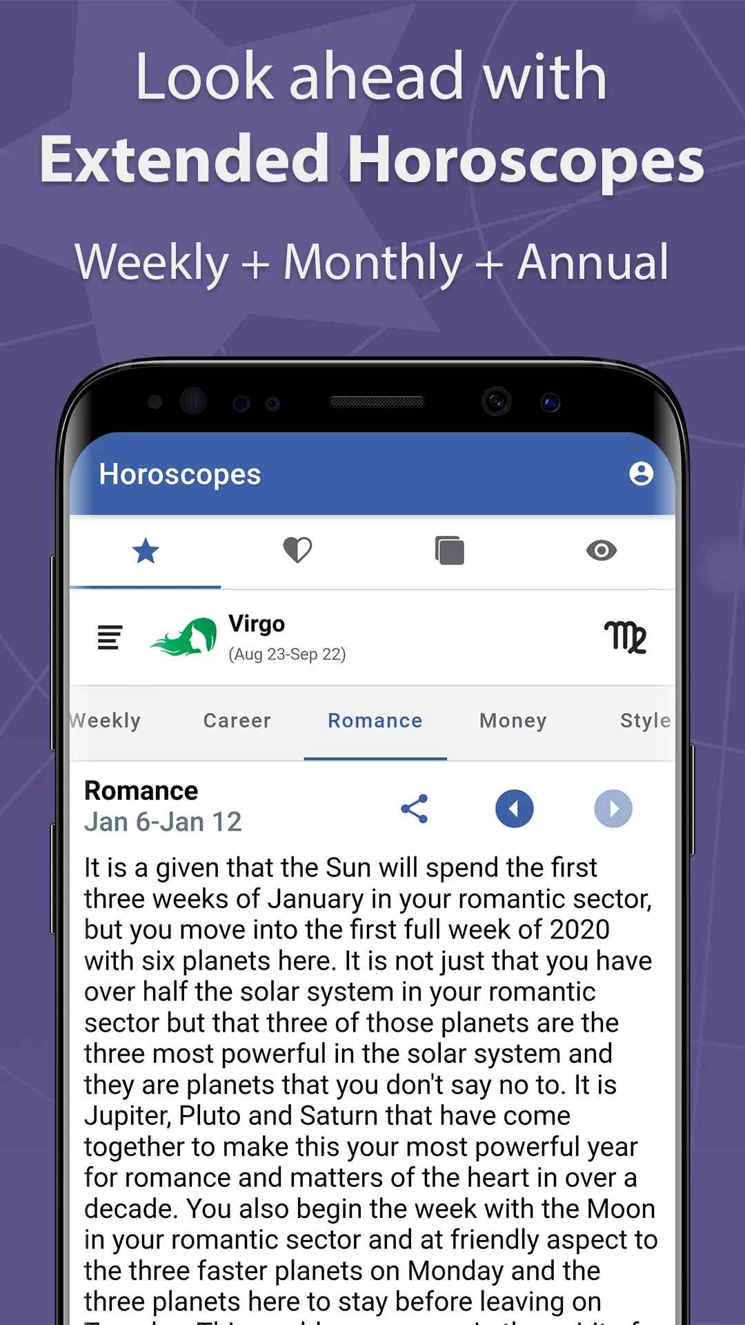 Horoscopes & Tarot | Indus Appstore | Screenshot