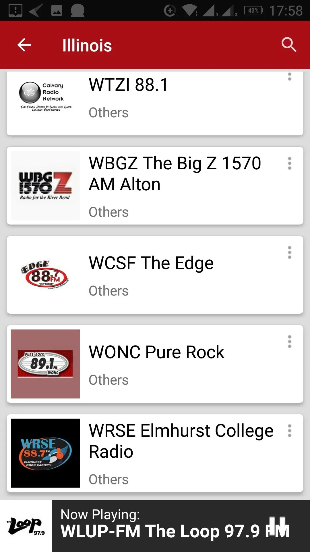 Illinois Radio Stations - USA | Indus Appstore | Screenshot