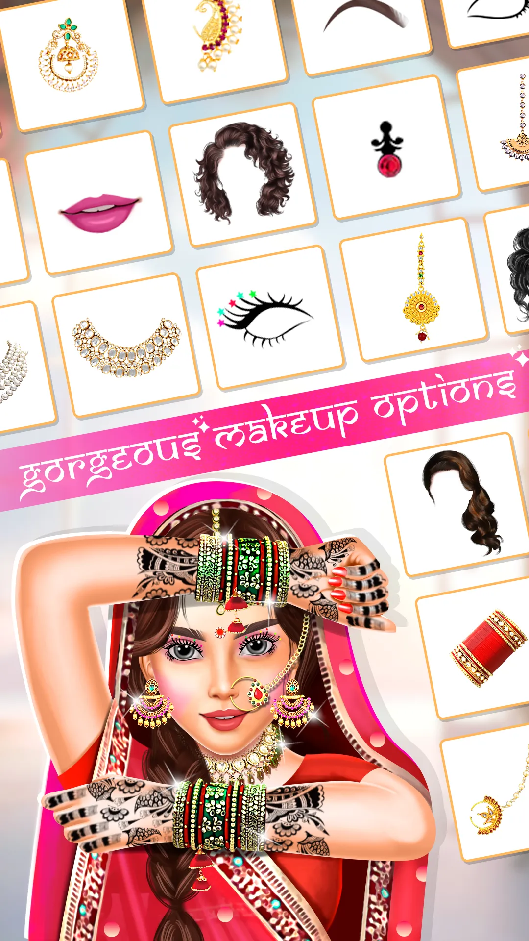 Indian Wedding Dress-up | Indus Appstore | Screenshot