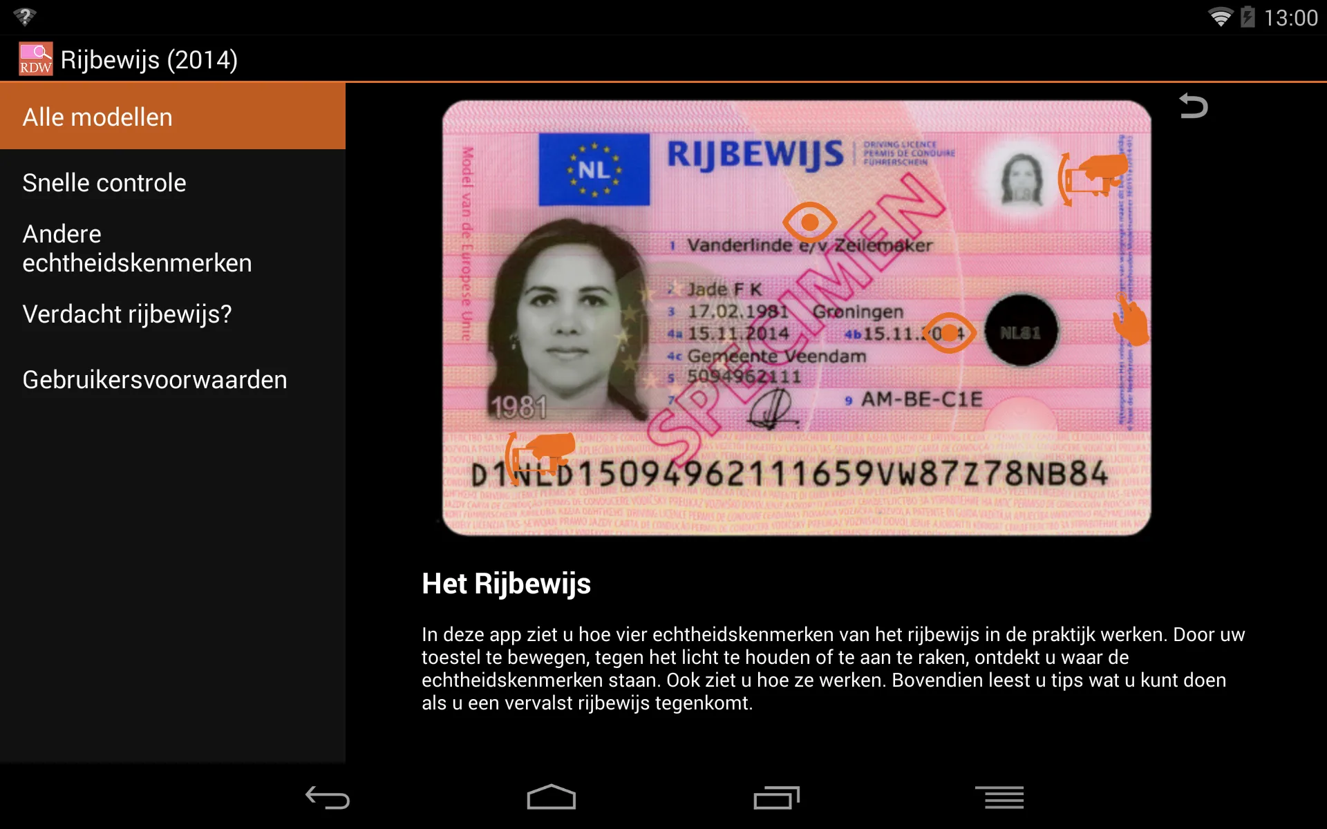 RDW Rijbewijs | Indus Appstore | Screenshot