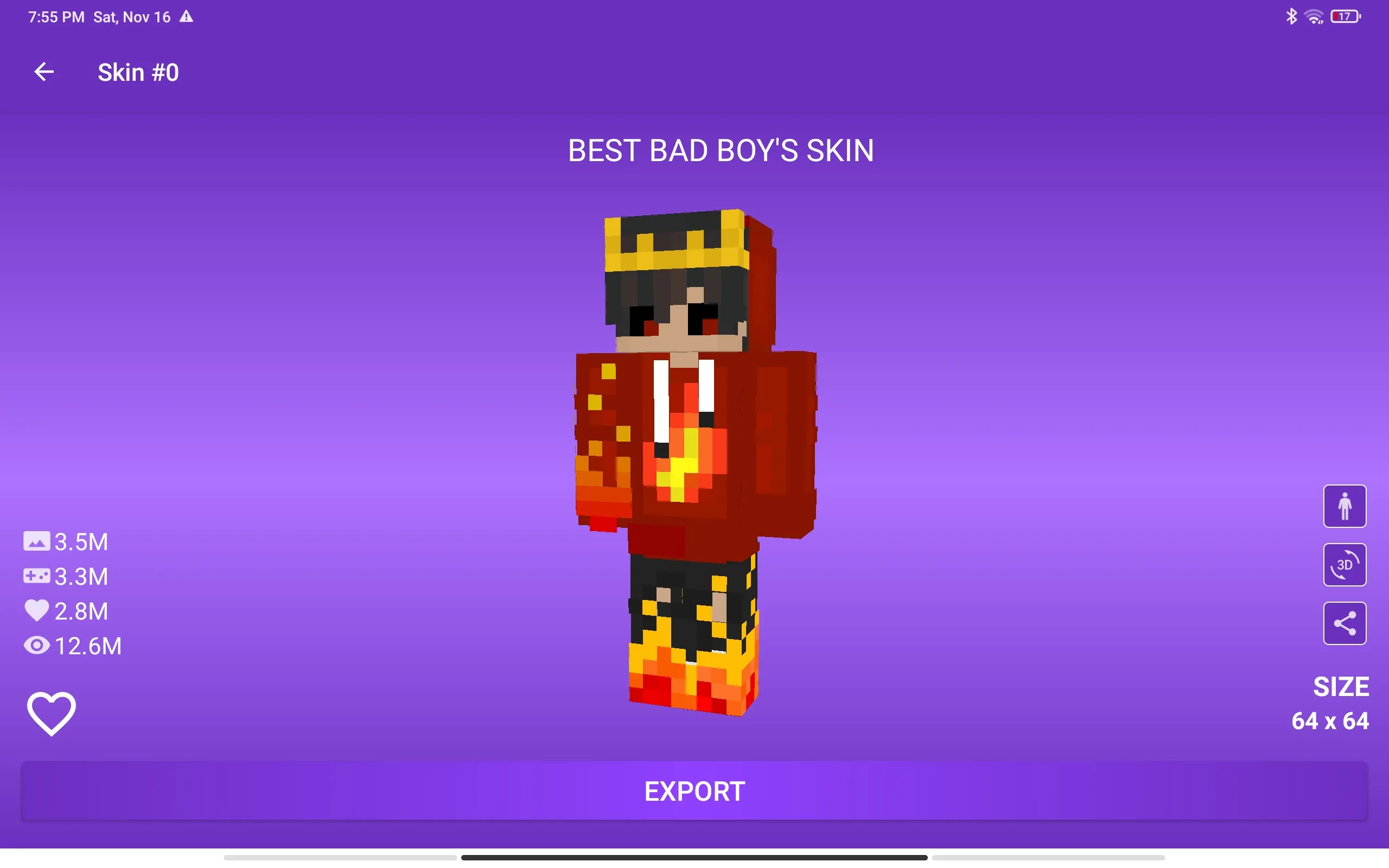 Boys Skins For Minecraft PE | Indus Appstore | Screenshot