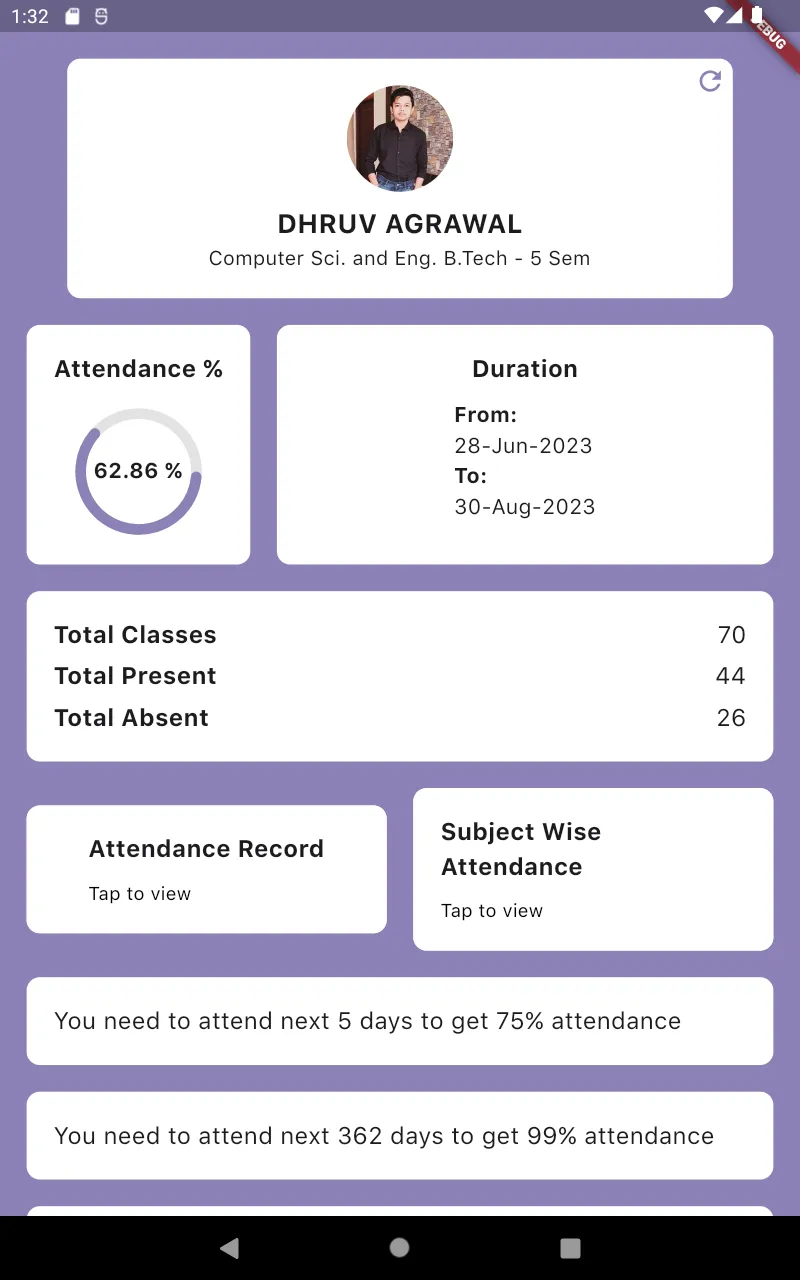 LNCT Attendance | Indus Appstore | Screenshot