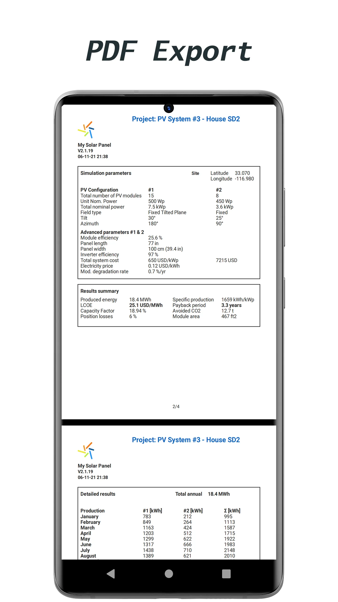 My Solar Panel Lite | Indus Appstore | Screenshot