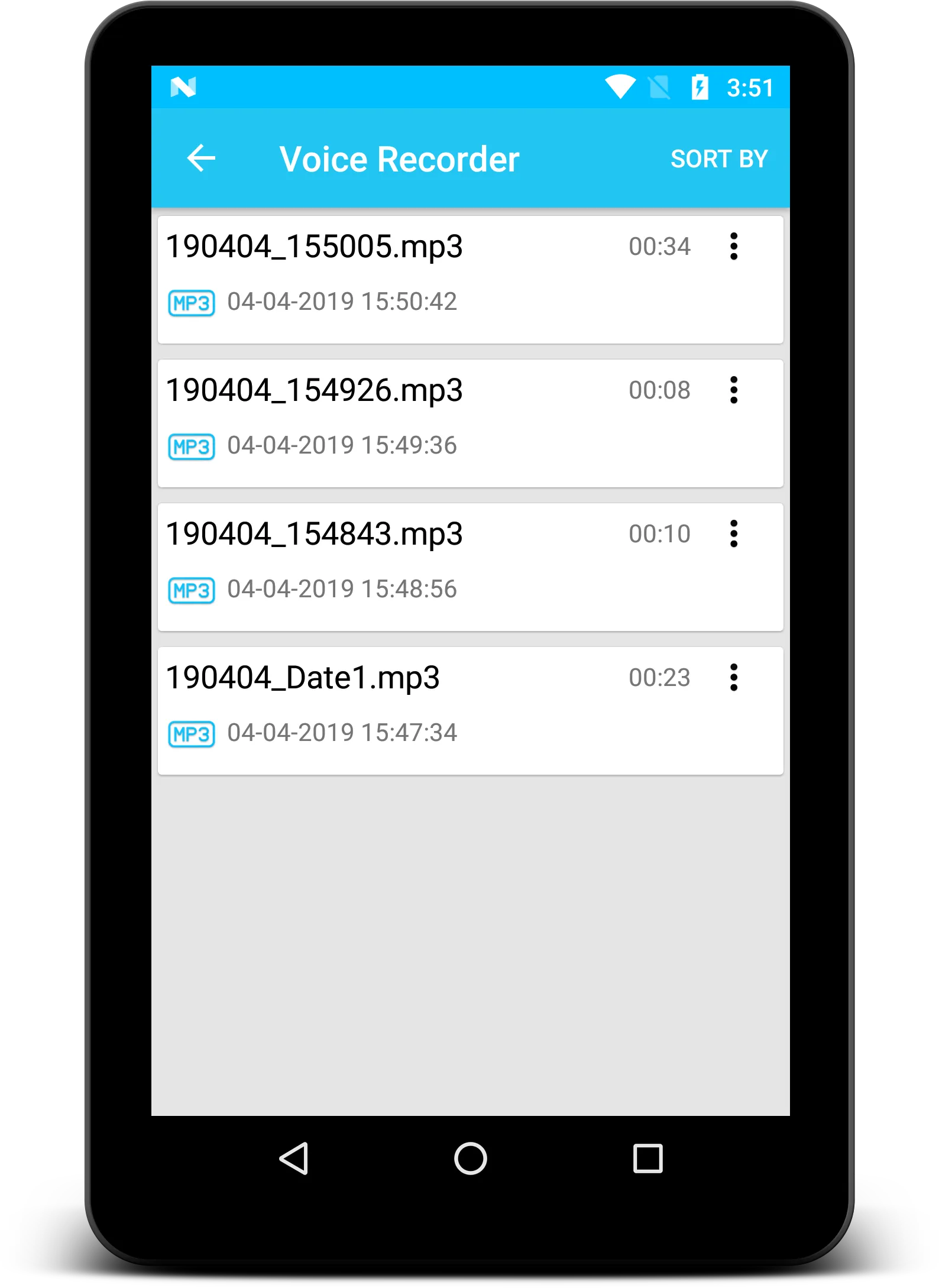 Voice Recorder | Indus Appstore | Screenshot