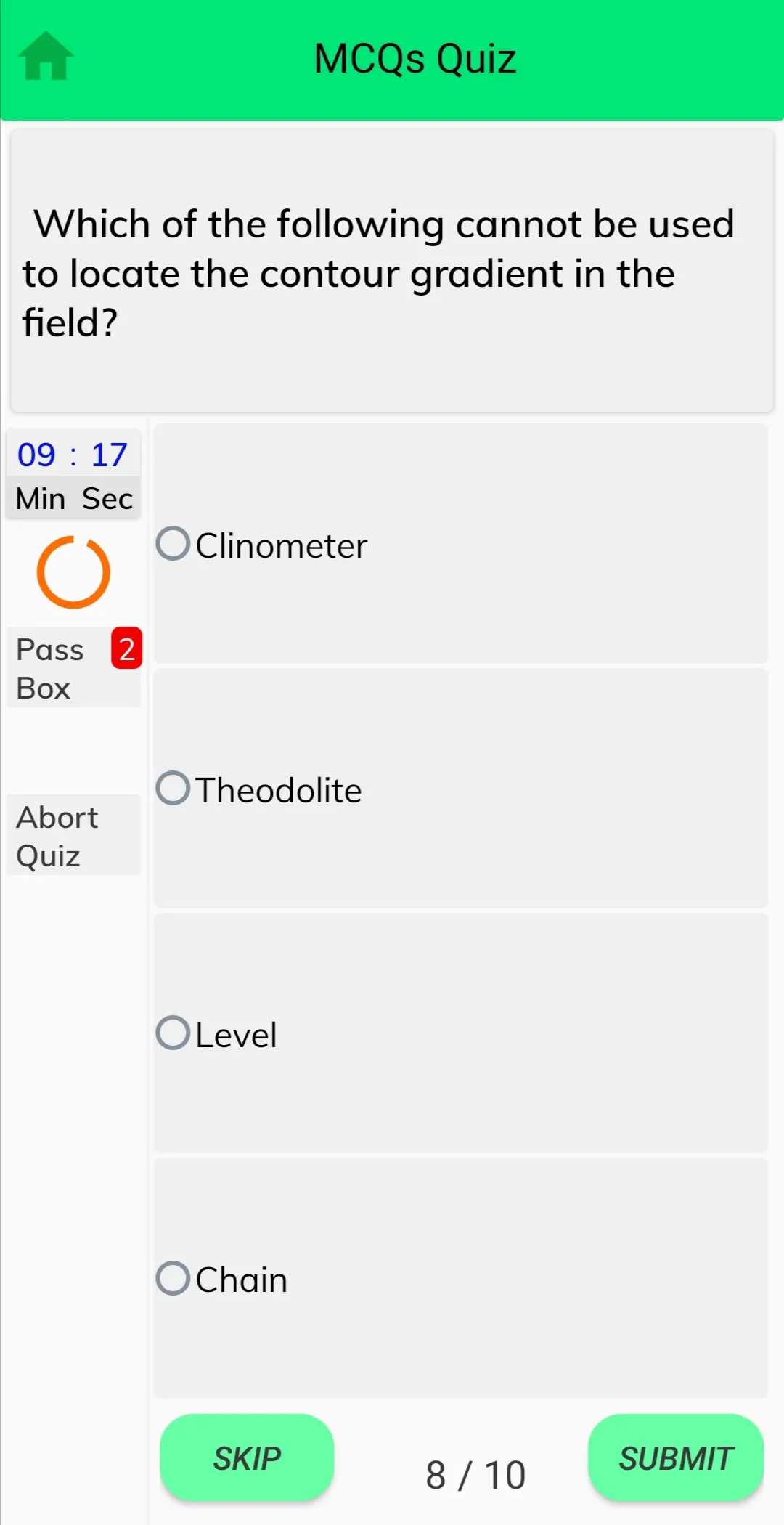 Civil Engineering Solved MCQs | Indus Appstore | Screenshot