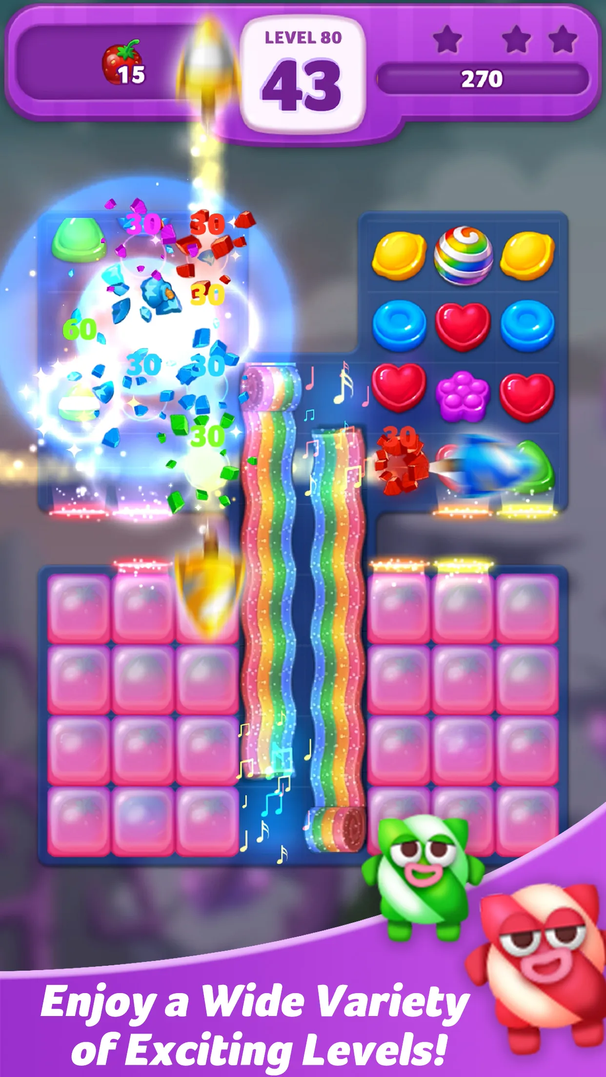 Lollipop: Sweet Taste Match 3 | Indus Appstore | Screenshot