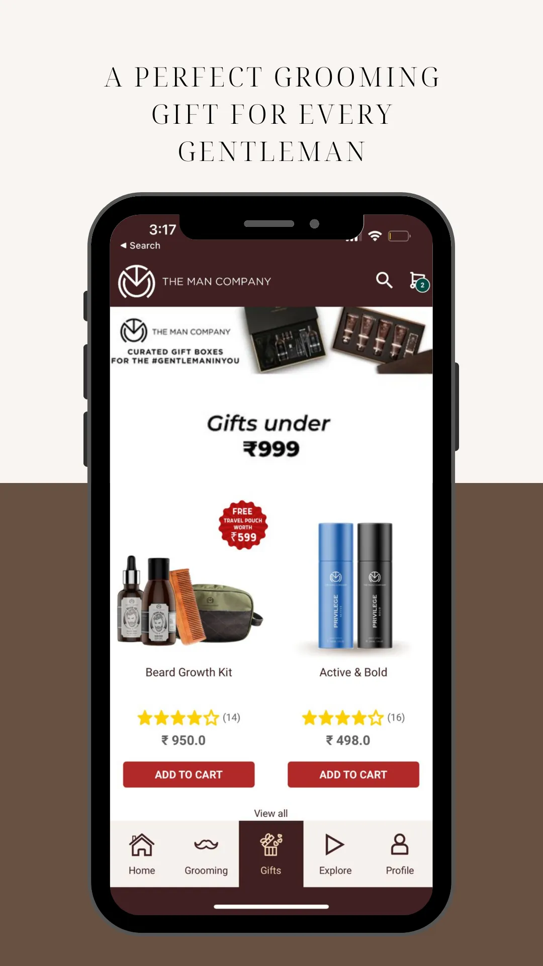 The Man Company | Indus Appstore | Screenshot