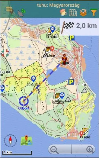 g:hu+ geocaching alkalmazás | Indus Appstore | Screenshot