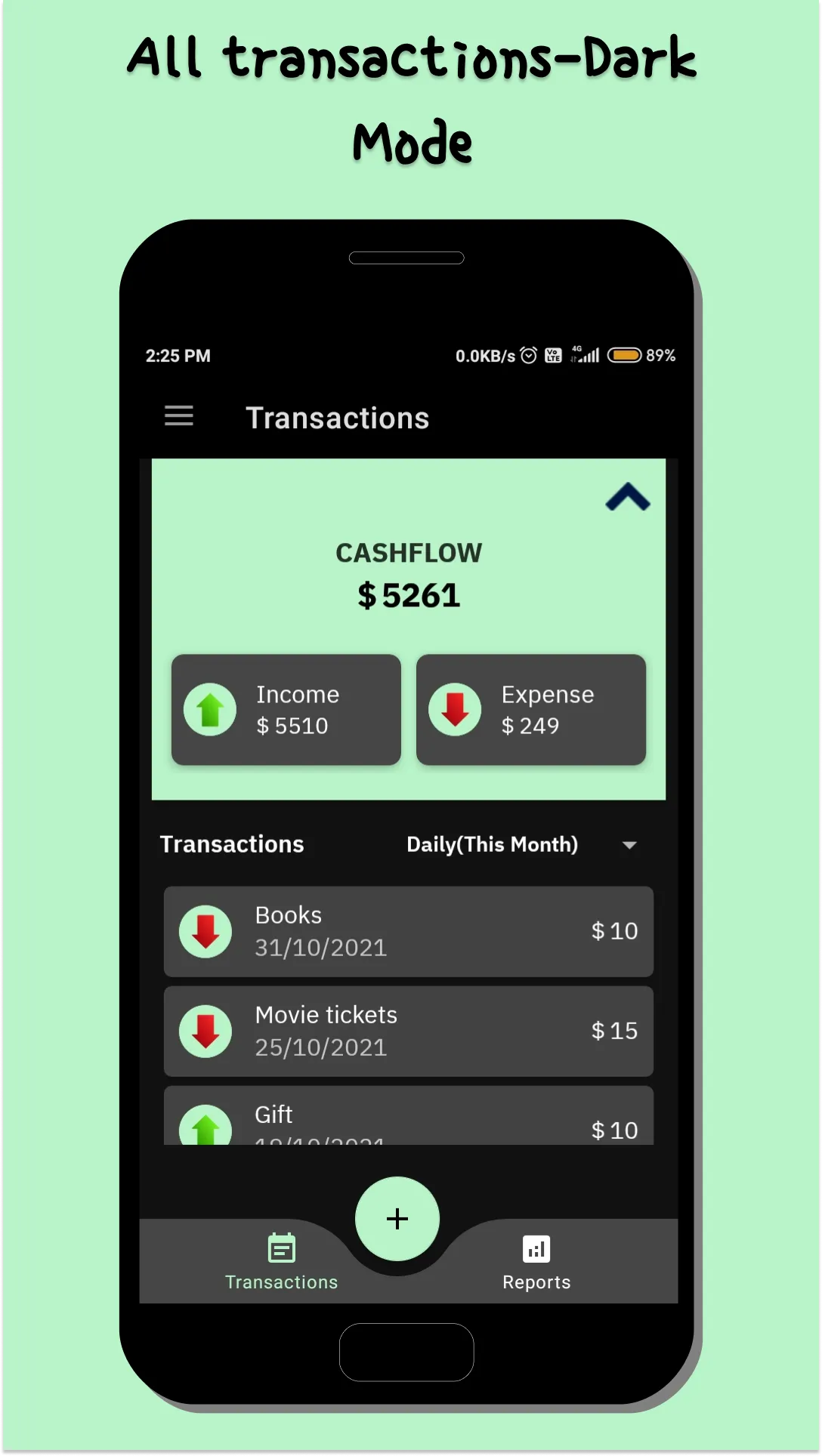 Personal Money Manager:Monthly | Indus Appstore | Screenshot