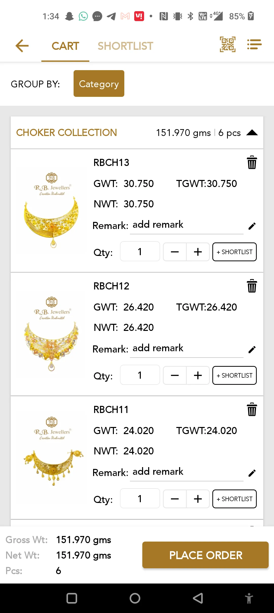 R.B. JEWELLERS - Online | Indus Appstore | Screenshot