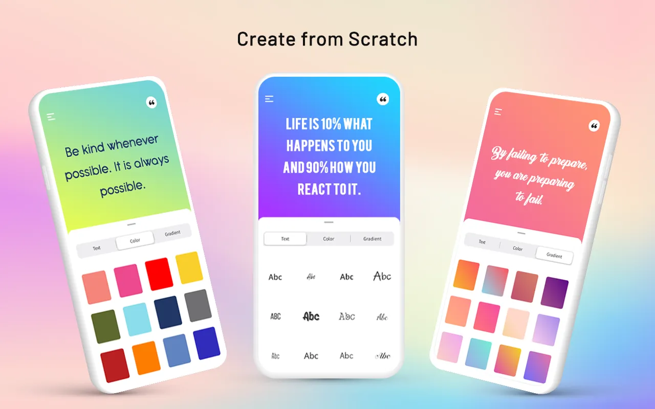 Rangin: Gradient Status Maker | Indus Appstore | Screenshot