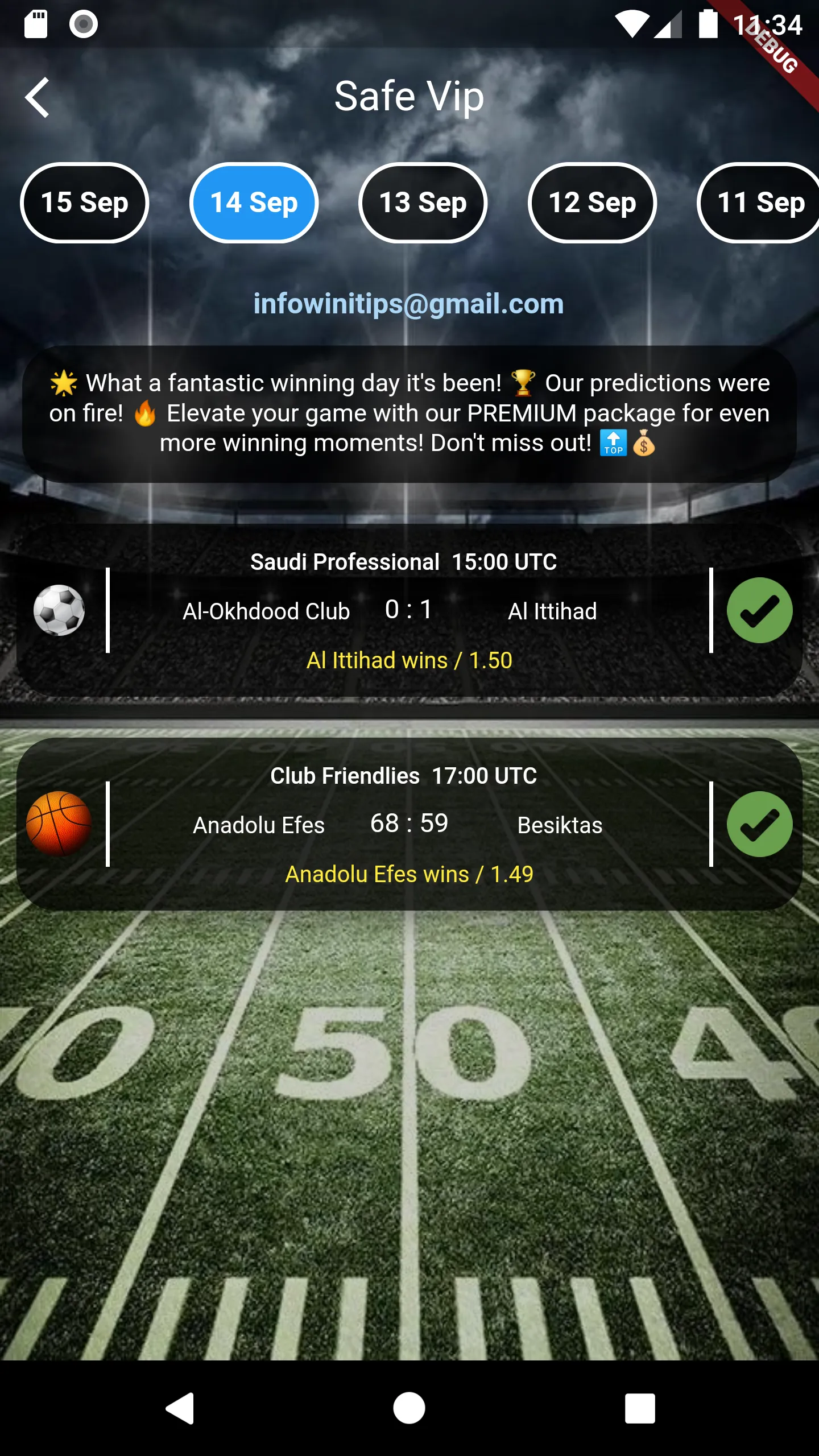 HappyBet: Win Betting Tips | Indus Appstore | Screenshot