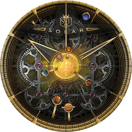 SWF Solar Planets Watch Face | Indus Appstore | Screenshot