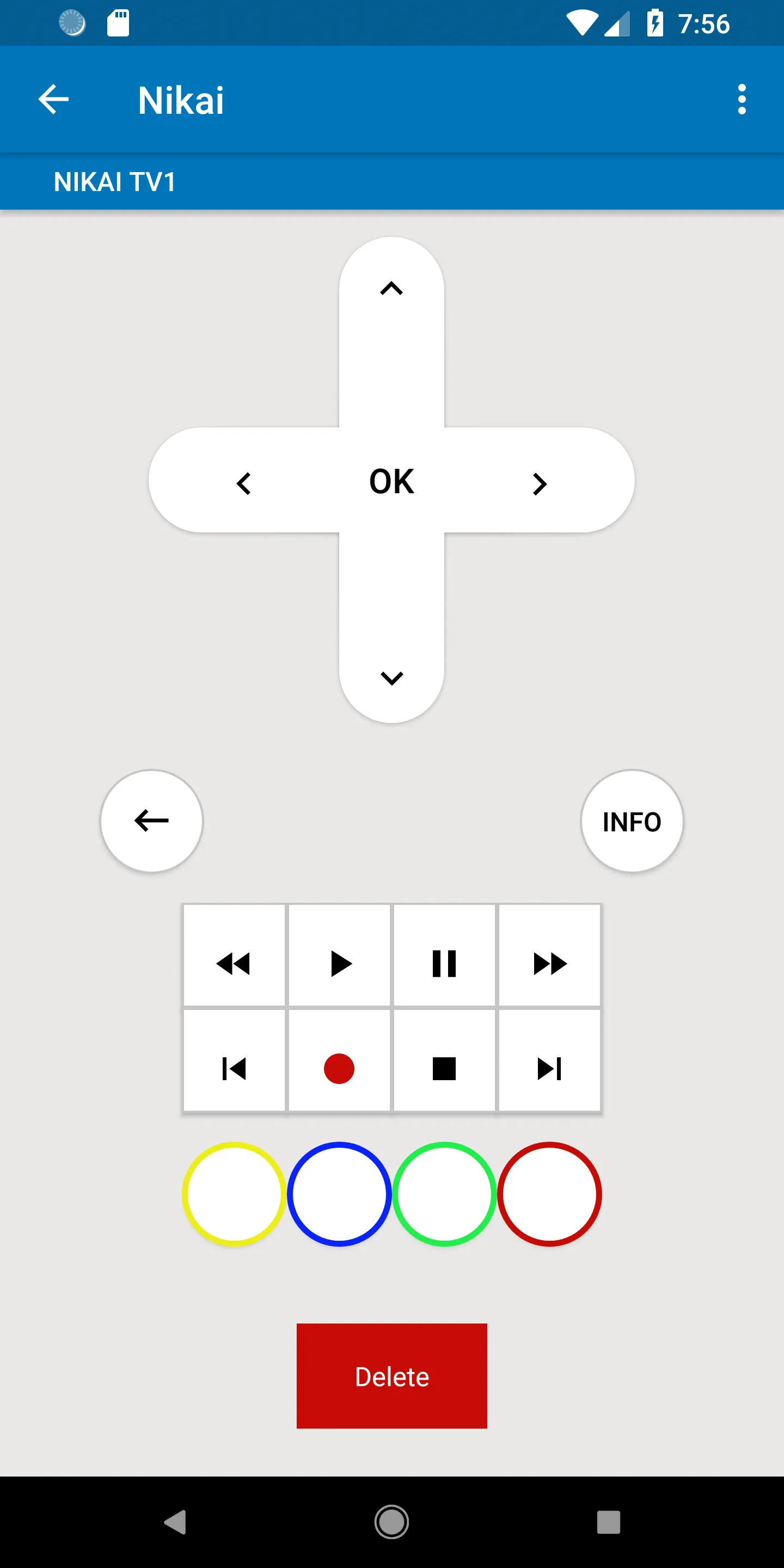 Nikai TV Remote | Indus Appstore | Screenshot