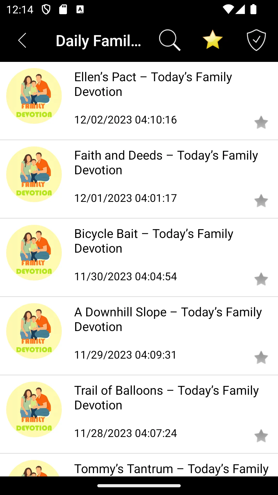 Daily Family Devotion | Indus Appstore | Screenshot