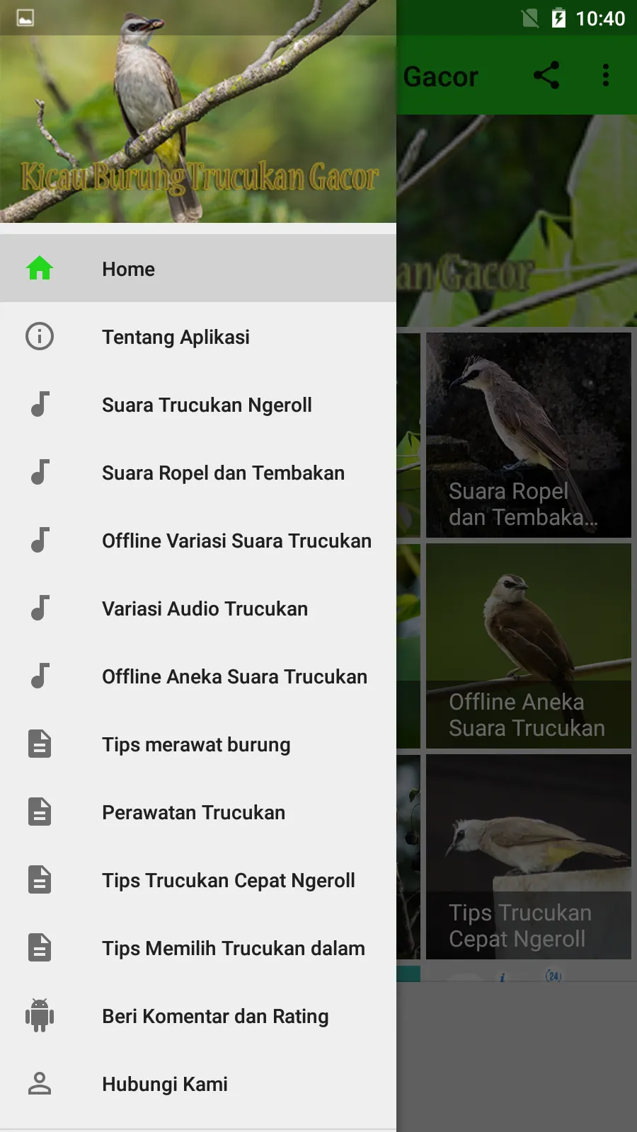 Kicau Burung Trucukan Gacor | Indus Appstore | Screenshot