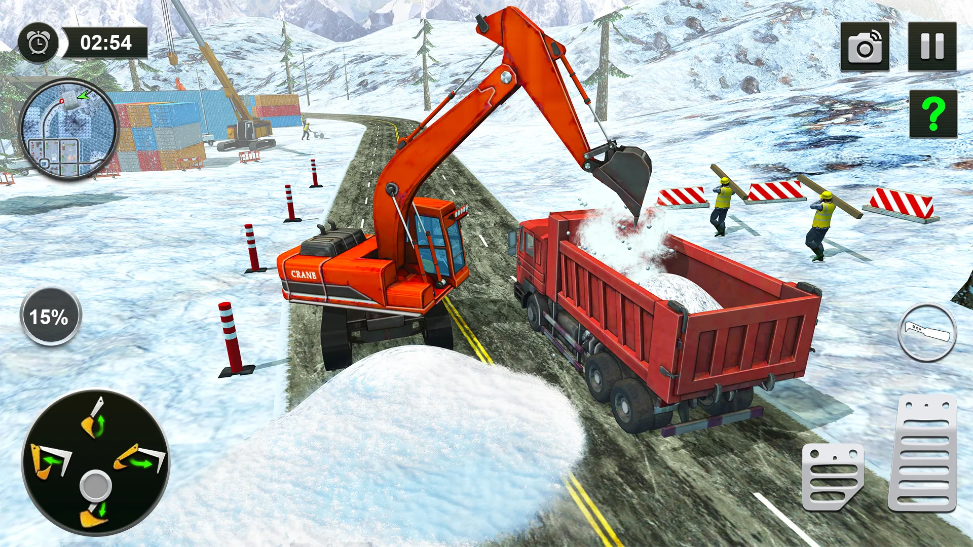 Snow Offroad Construction Game | Indus Appstore | Screenshot