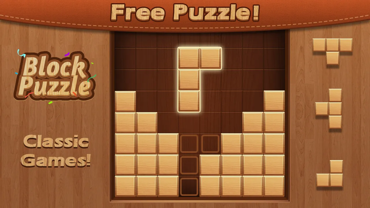 Wood Block Puzzle 2020 : Free  | Indus Appstore | Screenshot