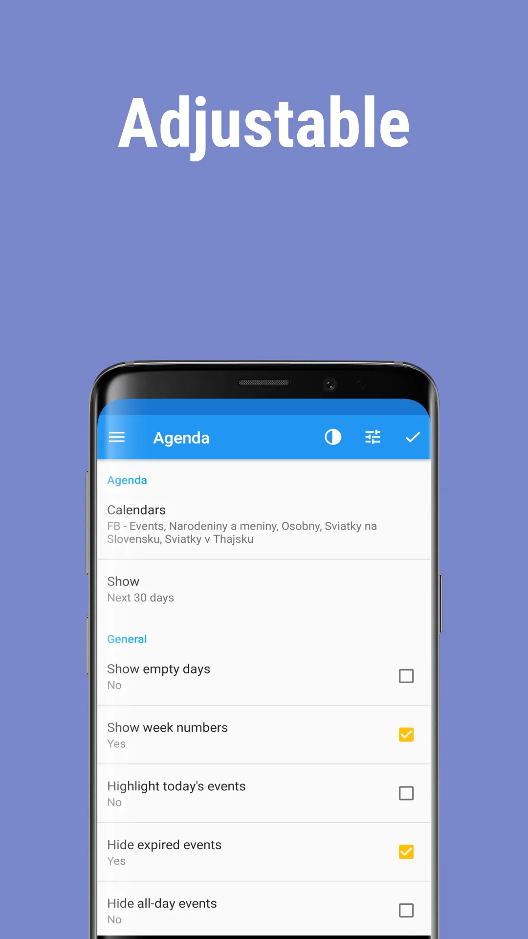 Calendar Widget: Month/Agenda | Indus Appstore | Screenshot