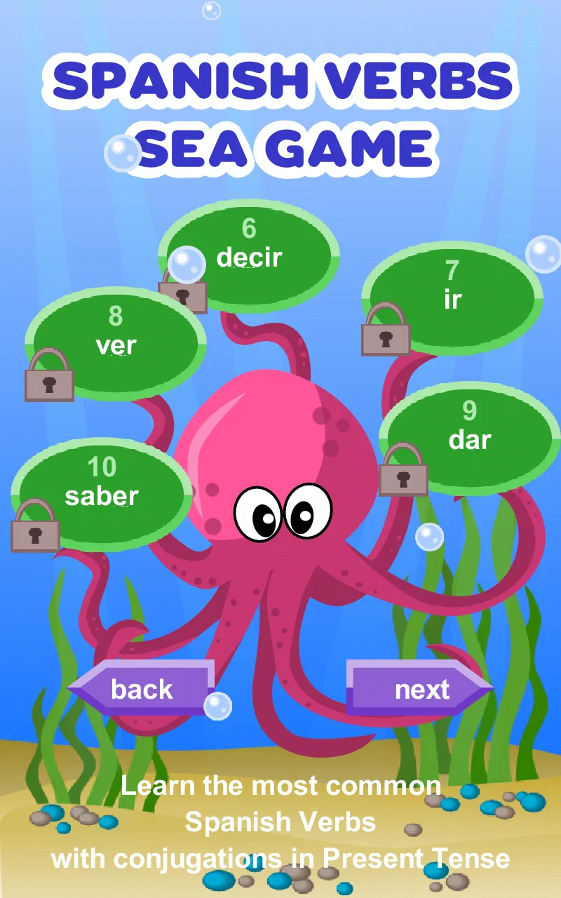 Spanish Verbs Learning Game | Indus Appstore | Screenshot