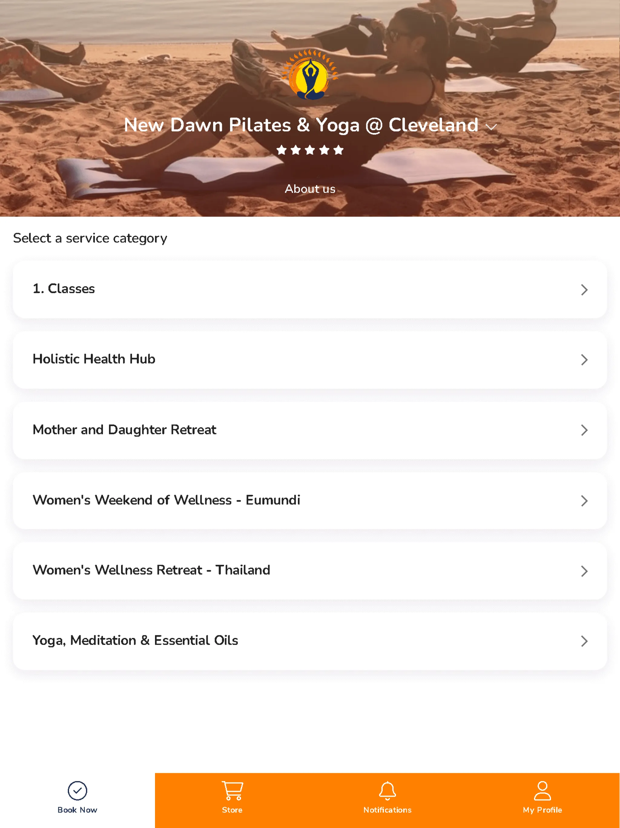 New Dawn Pilates & Yoga | Indus Appstore | Screenshot