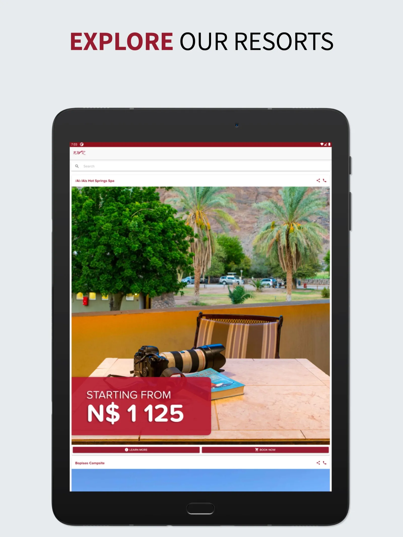 NWR — Namibia Wildlife Resorts | Indus Appstore | Screenshot