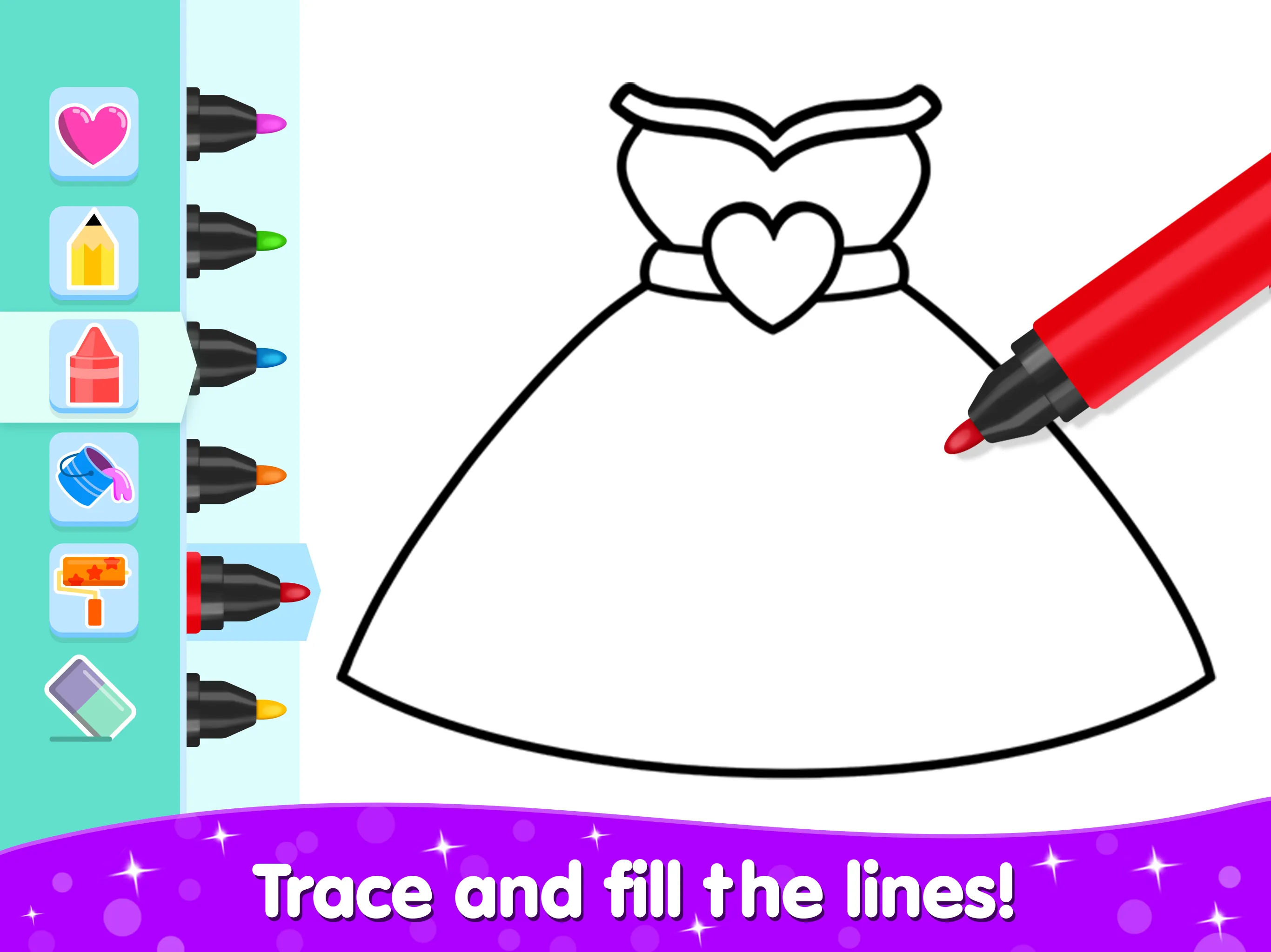 Coloring and Drawing For Girls | Indus Appstore | Screenshot