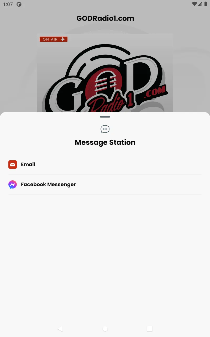 GODRadio1.com | Indus Appstore | Screenshot