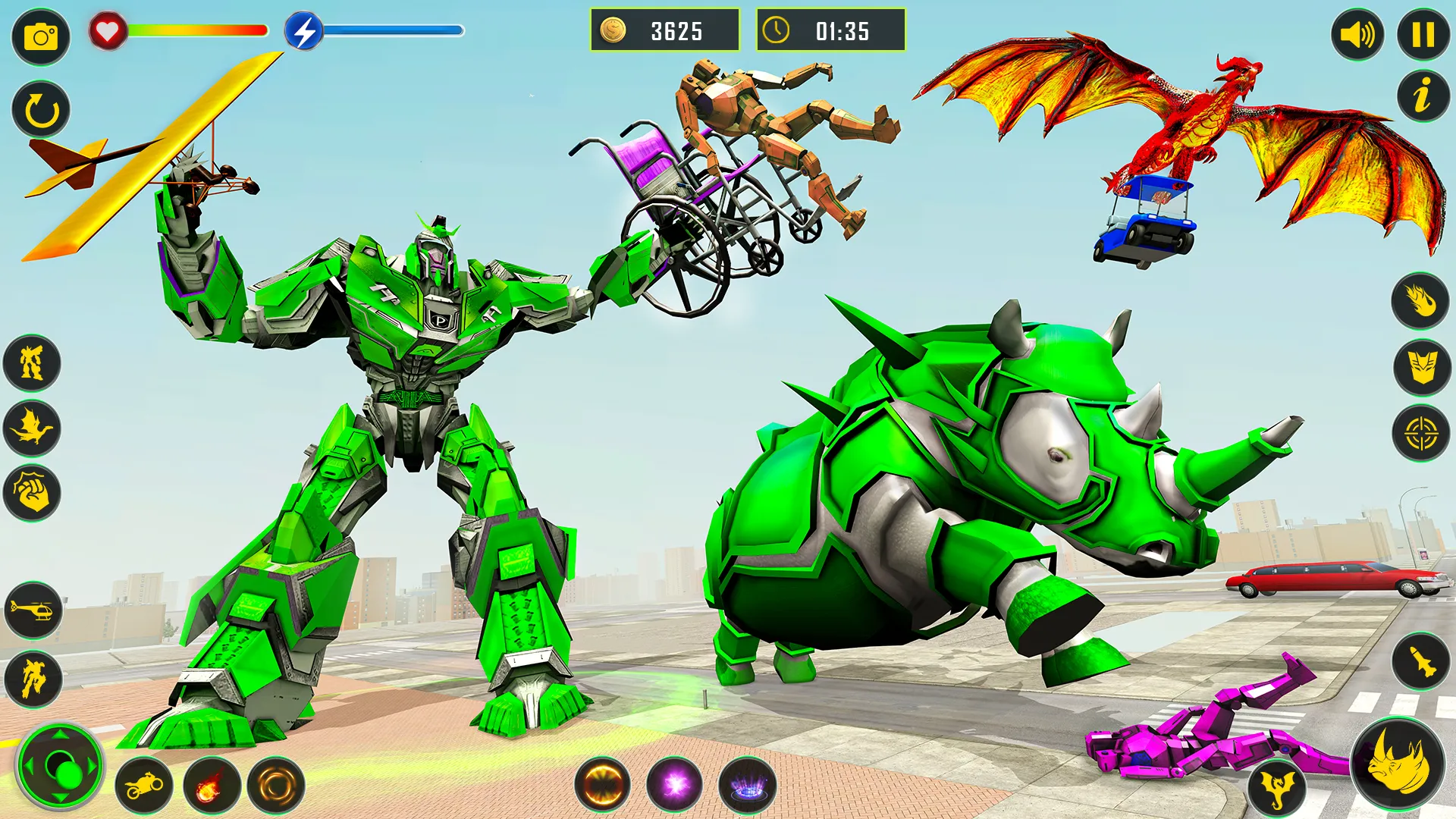 Rhino Robot Game – Robot Game | Indus Appstore | Screenshot