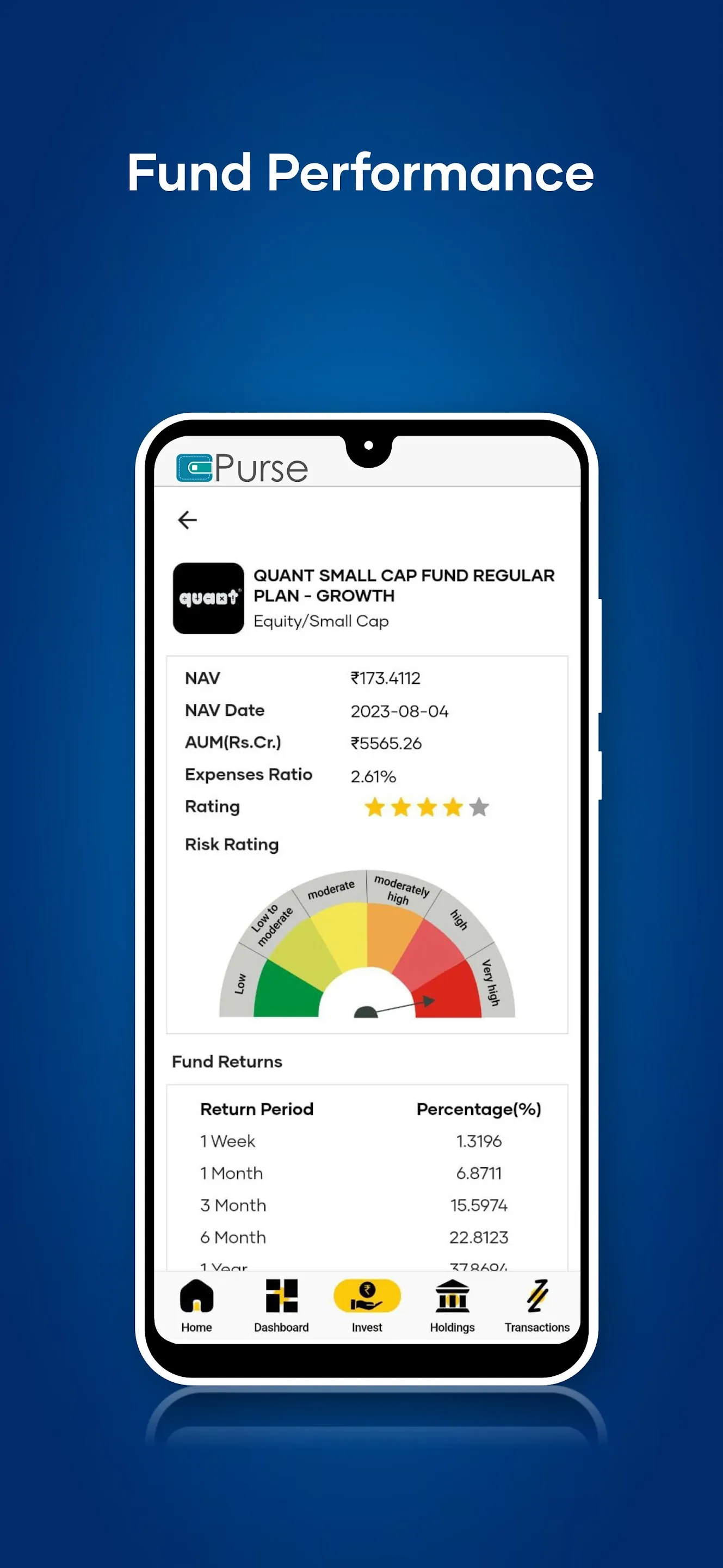 Purse: MF, FD, NPS & Insurance | Indus Appstore | Screenshot