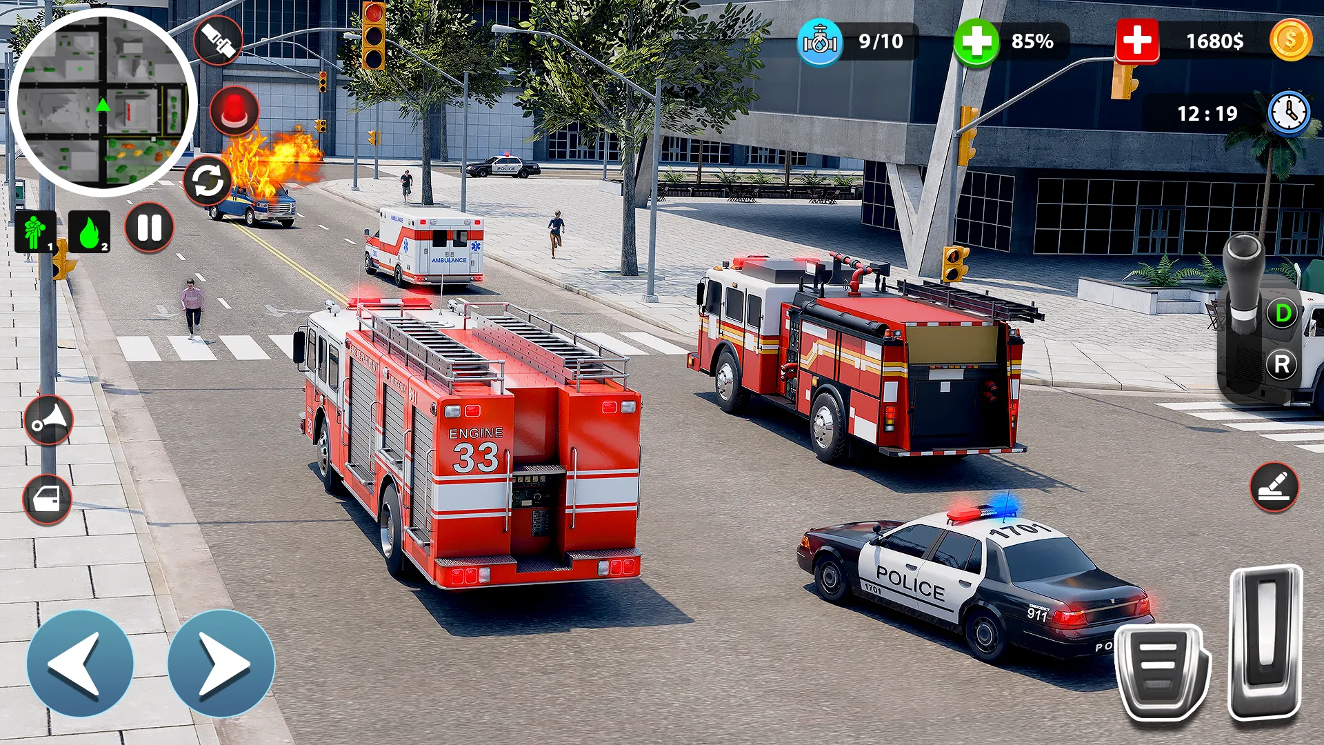 City Rescue Fire Truck 3D Game | Indus Appstore | Screenshot