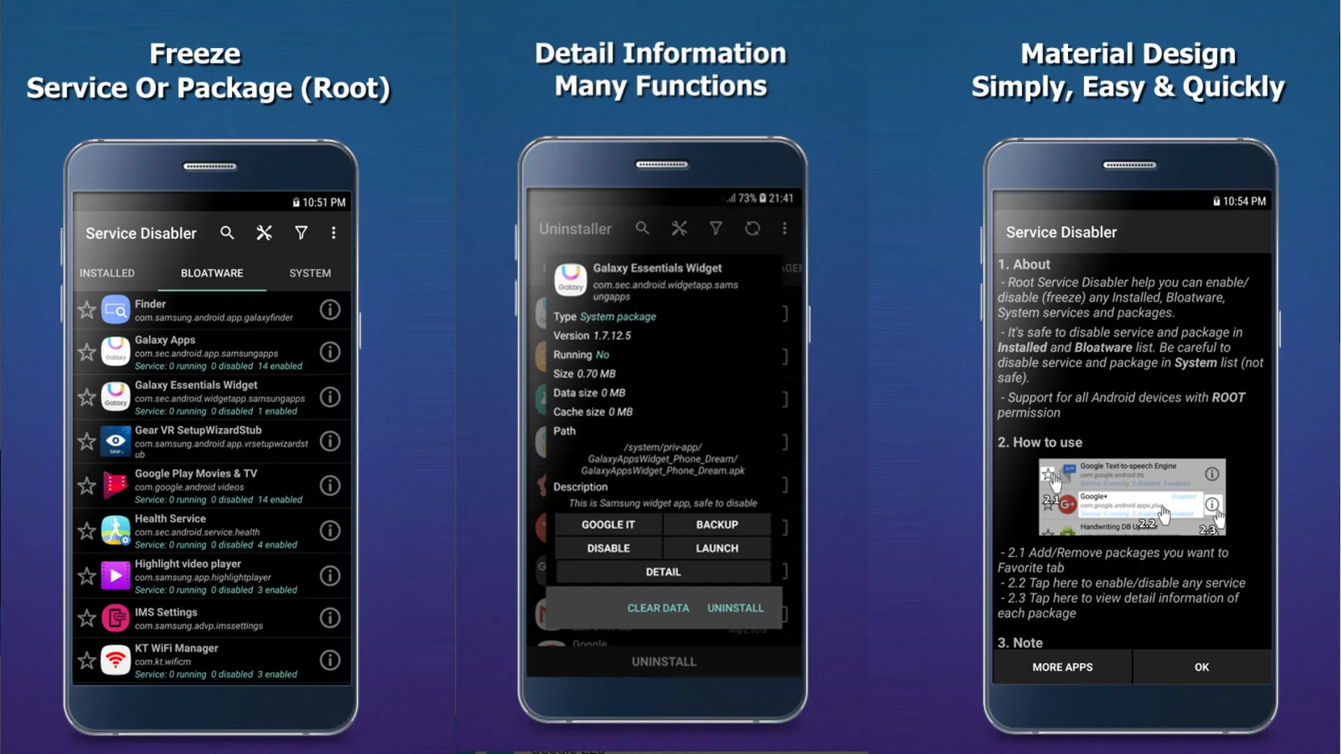 Service Freezer (Root) | Indus Appstore | Screenshot