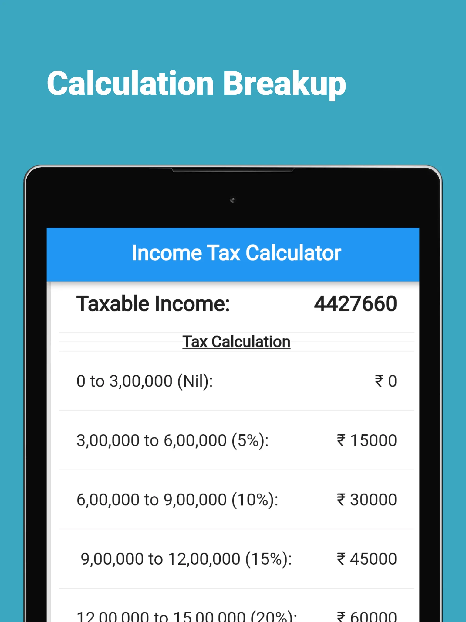 IndTax Tax Calculator 2024-25 | Indus Appstore | Screenshot