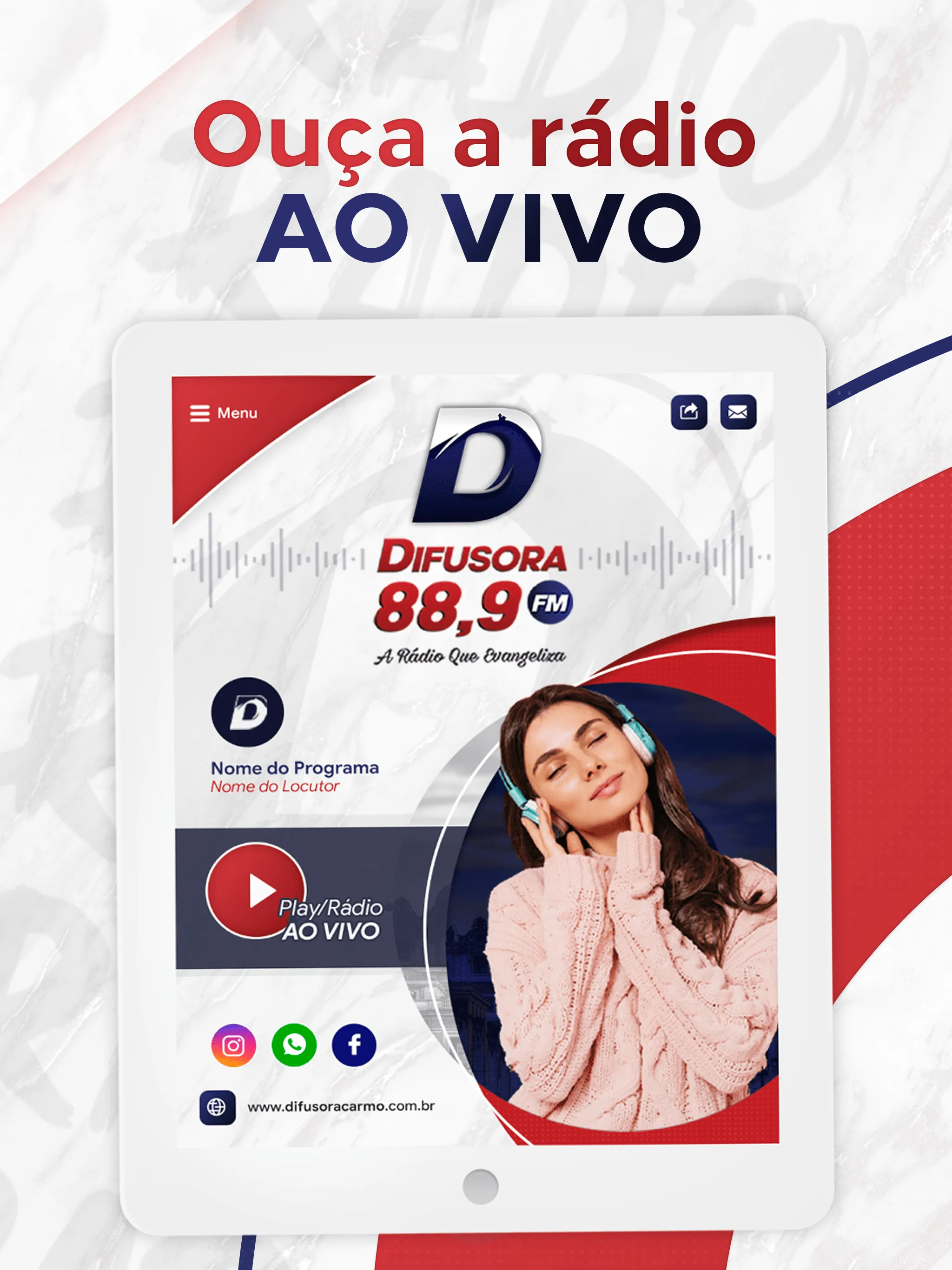 Rádio Difusora 88,9 FM | Indus Appstore | Screenshot