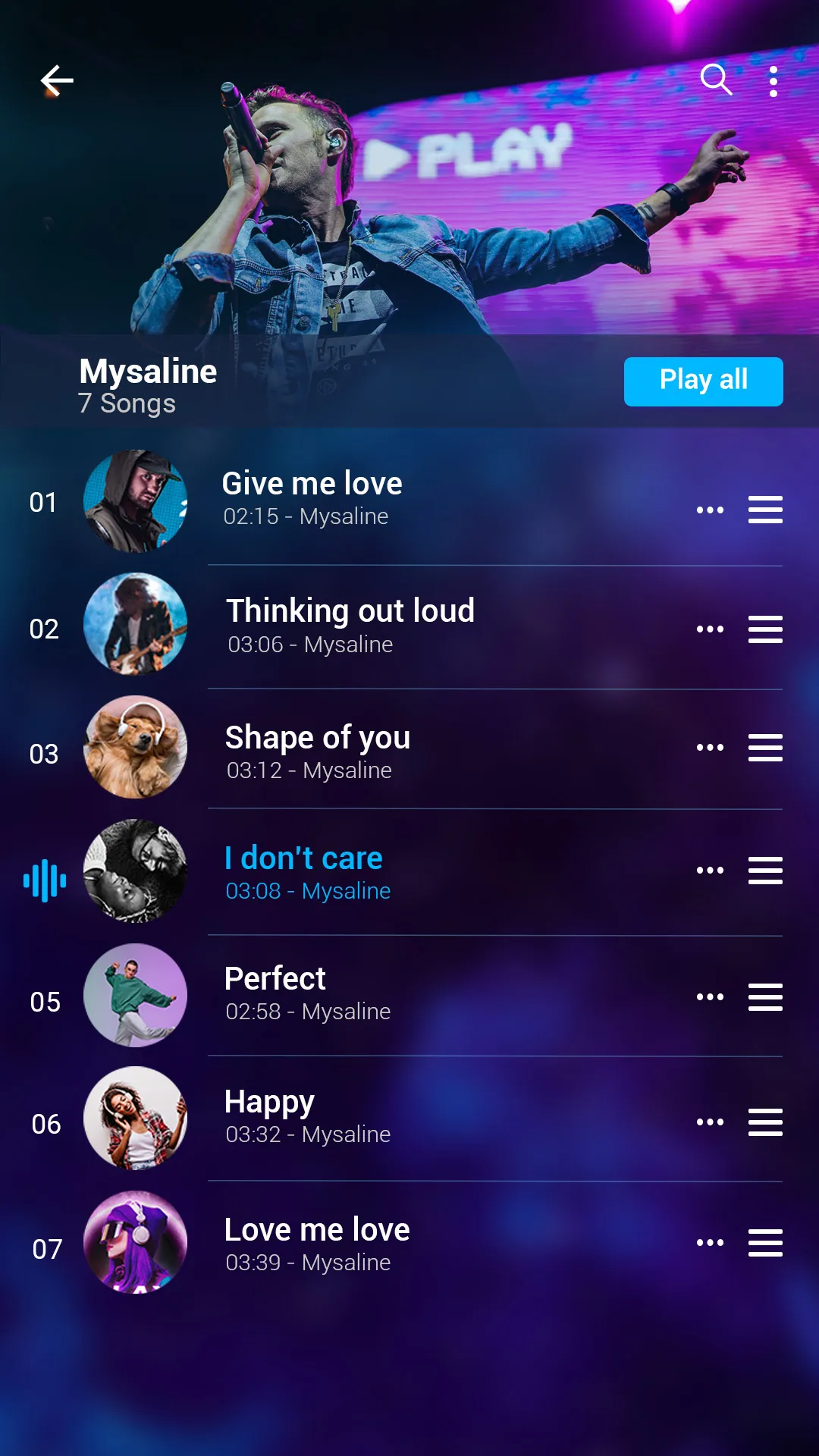 Mp3 player - Music player | Indus Appstore | Screenshot