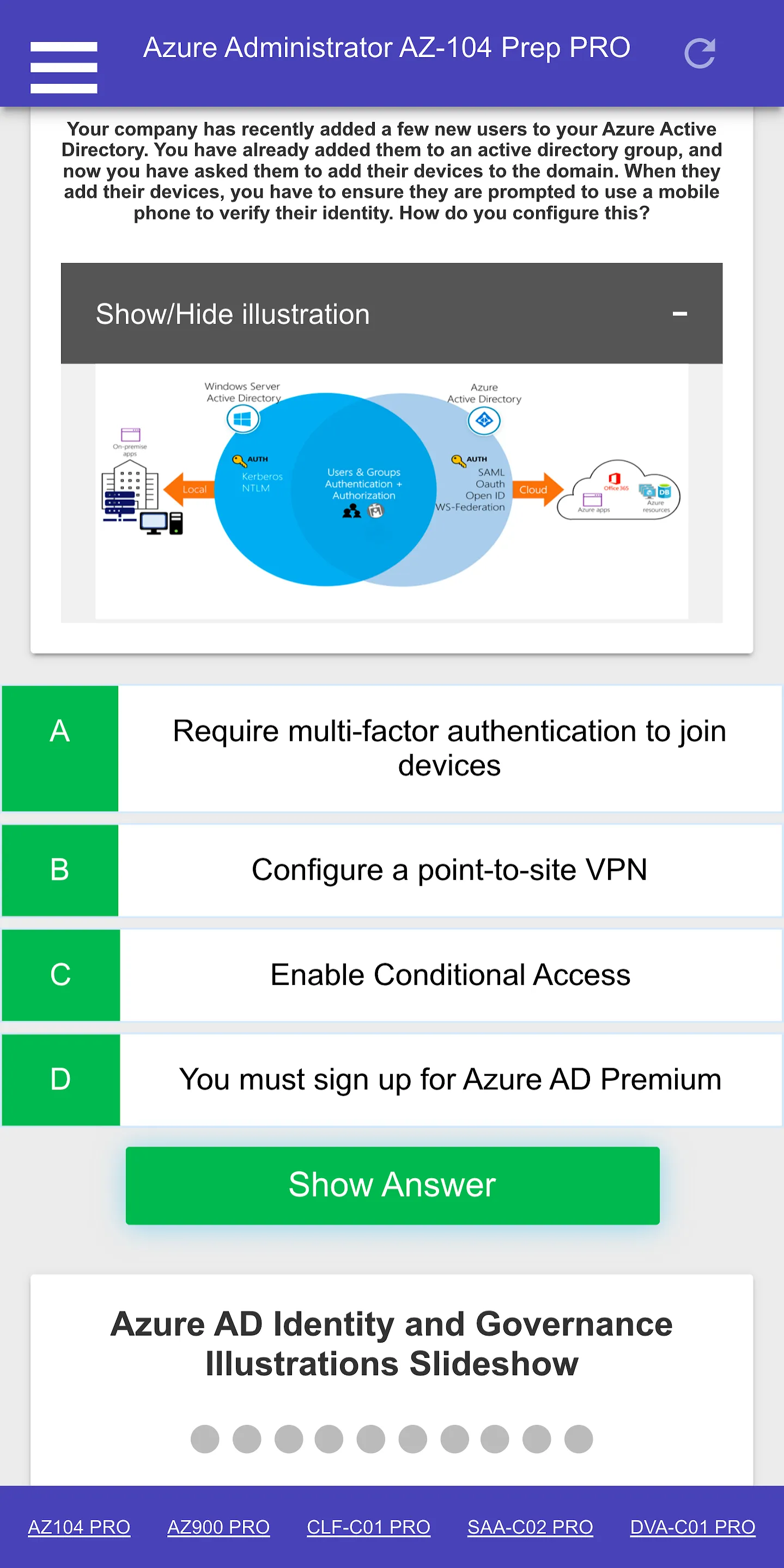 Azure Administrator AZ104 Prep | Indus Appstore | Screenshot