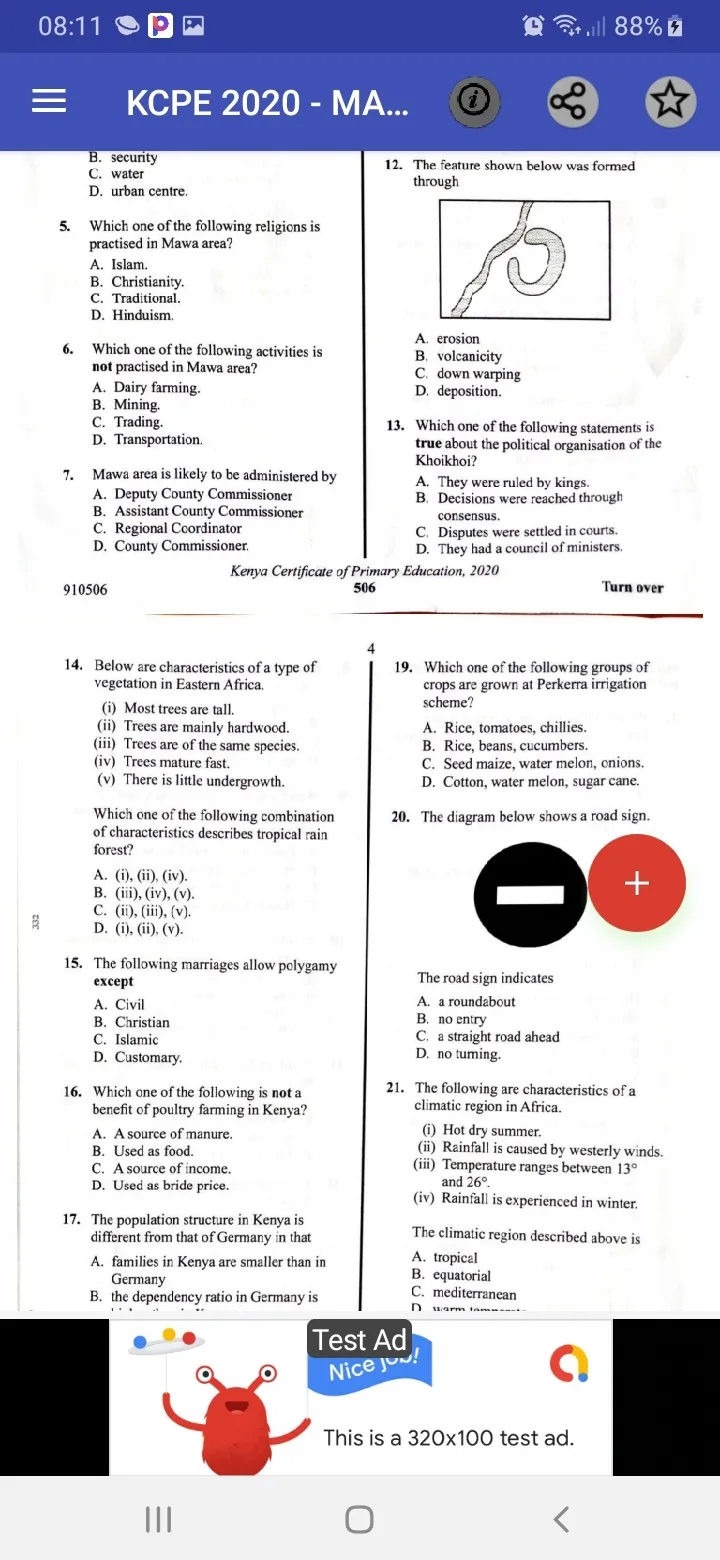 Kcpe 2020: past papers | Indus Appstore | Screenshot