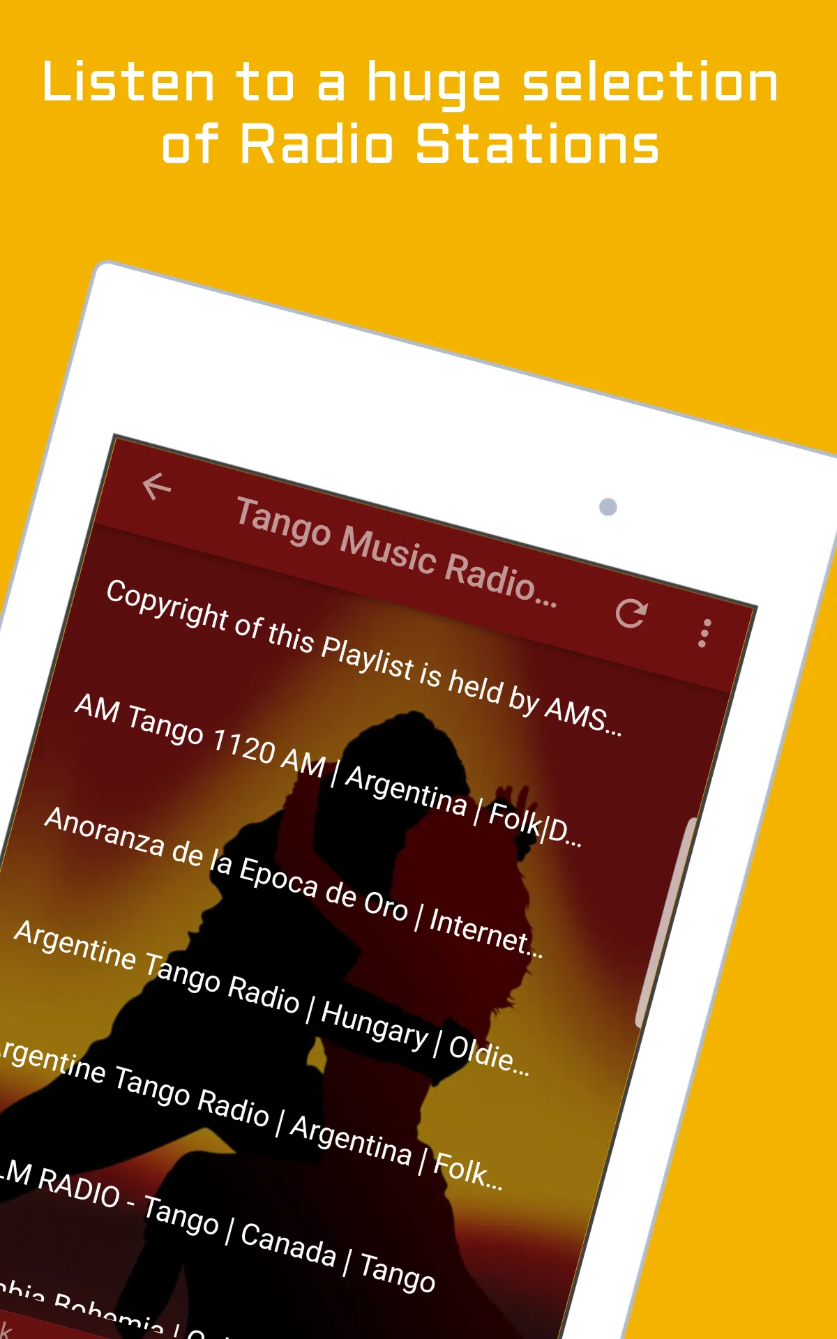 Tango Music Radio | Indus Appstore | Screenshot