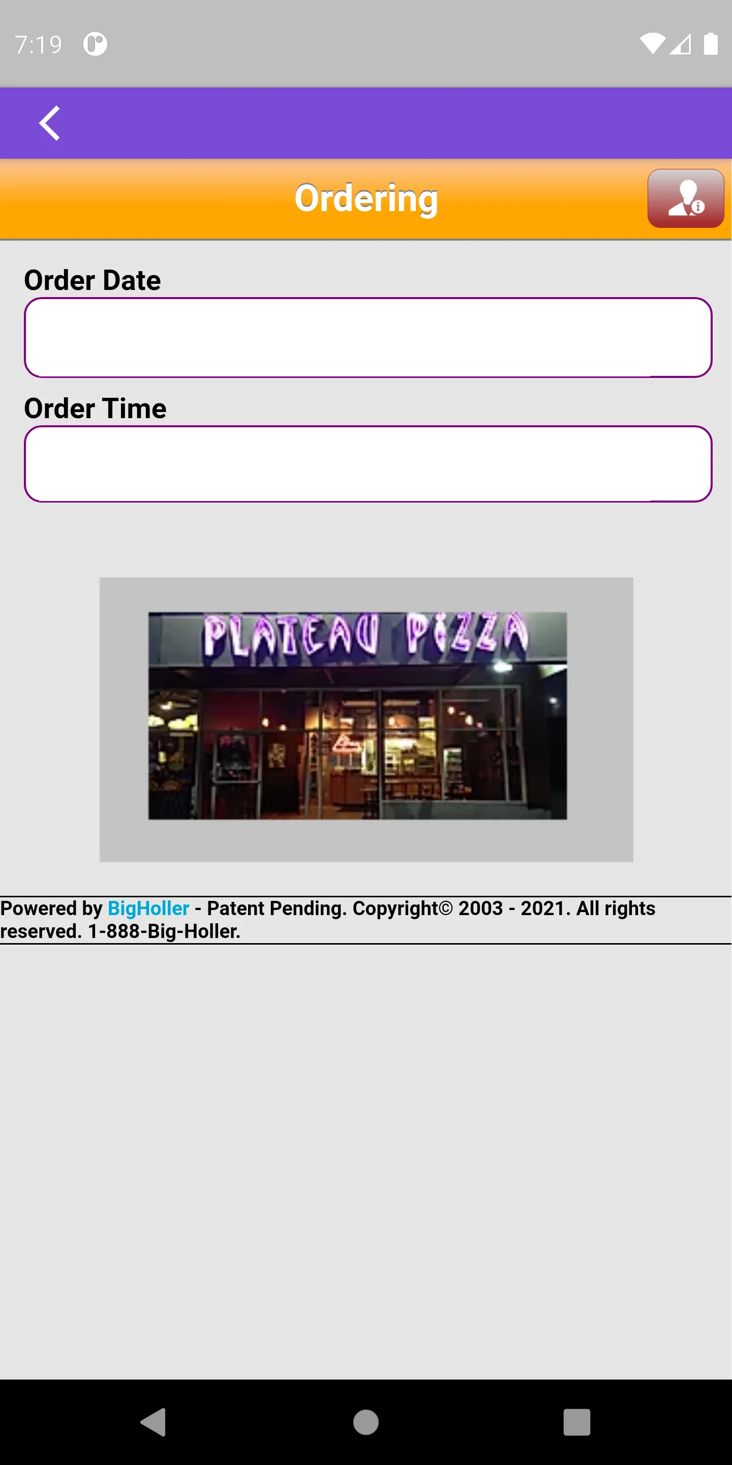 Plateau Pizza | Indus Appstore | Screenshot