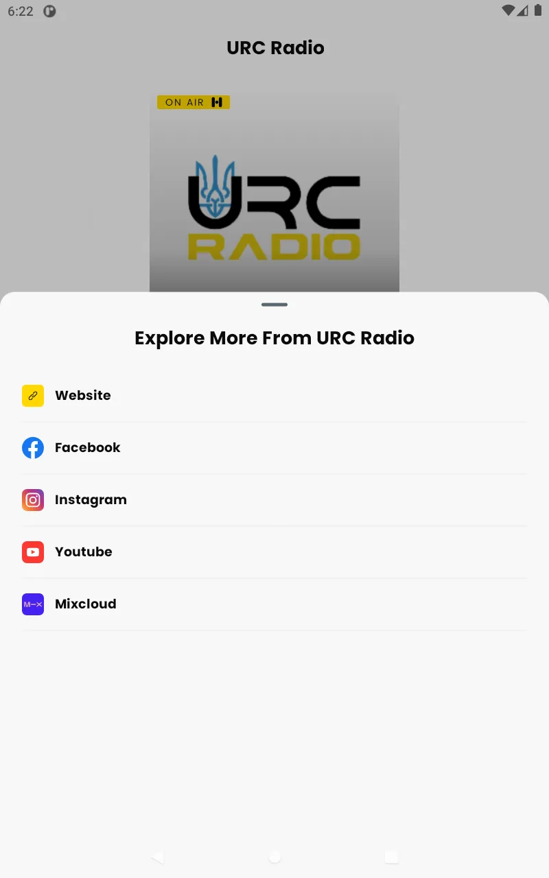 URC Radio | Indus Appstore | Screenshot