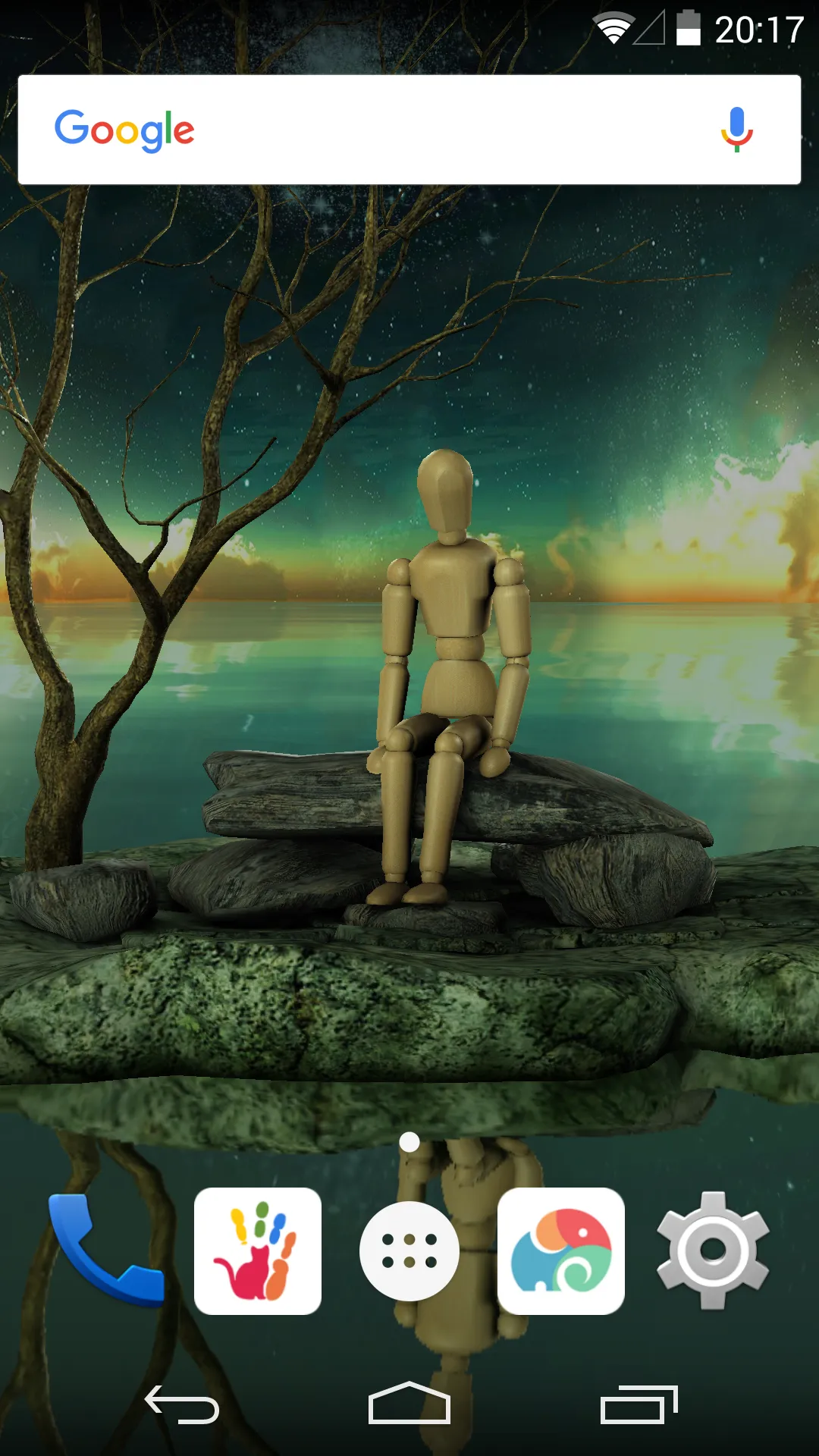 3D strange doll Live Wallpaper | Indus Appstore | Screenshot