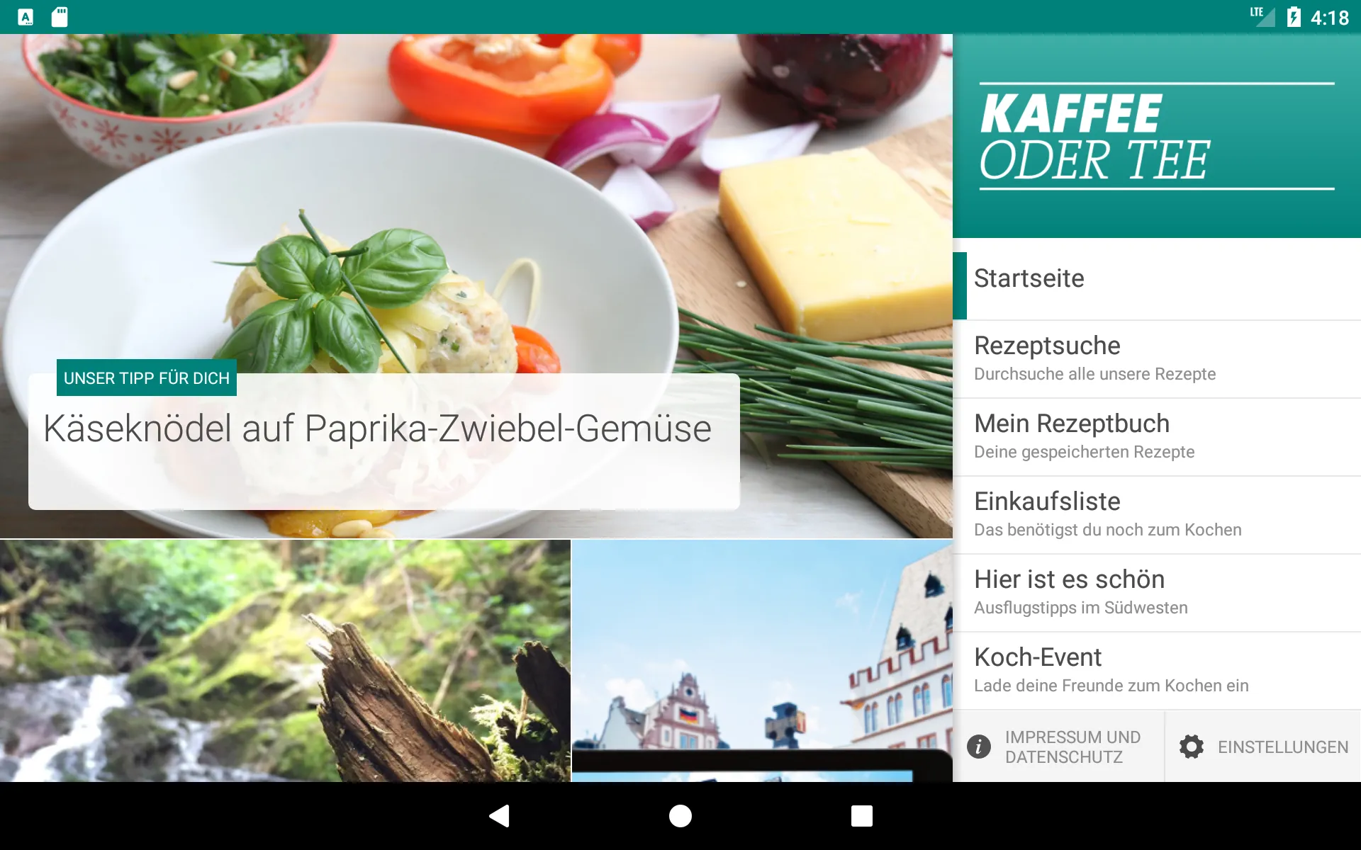 Kaffee oder Tee | Indus Appstore | Screenshot